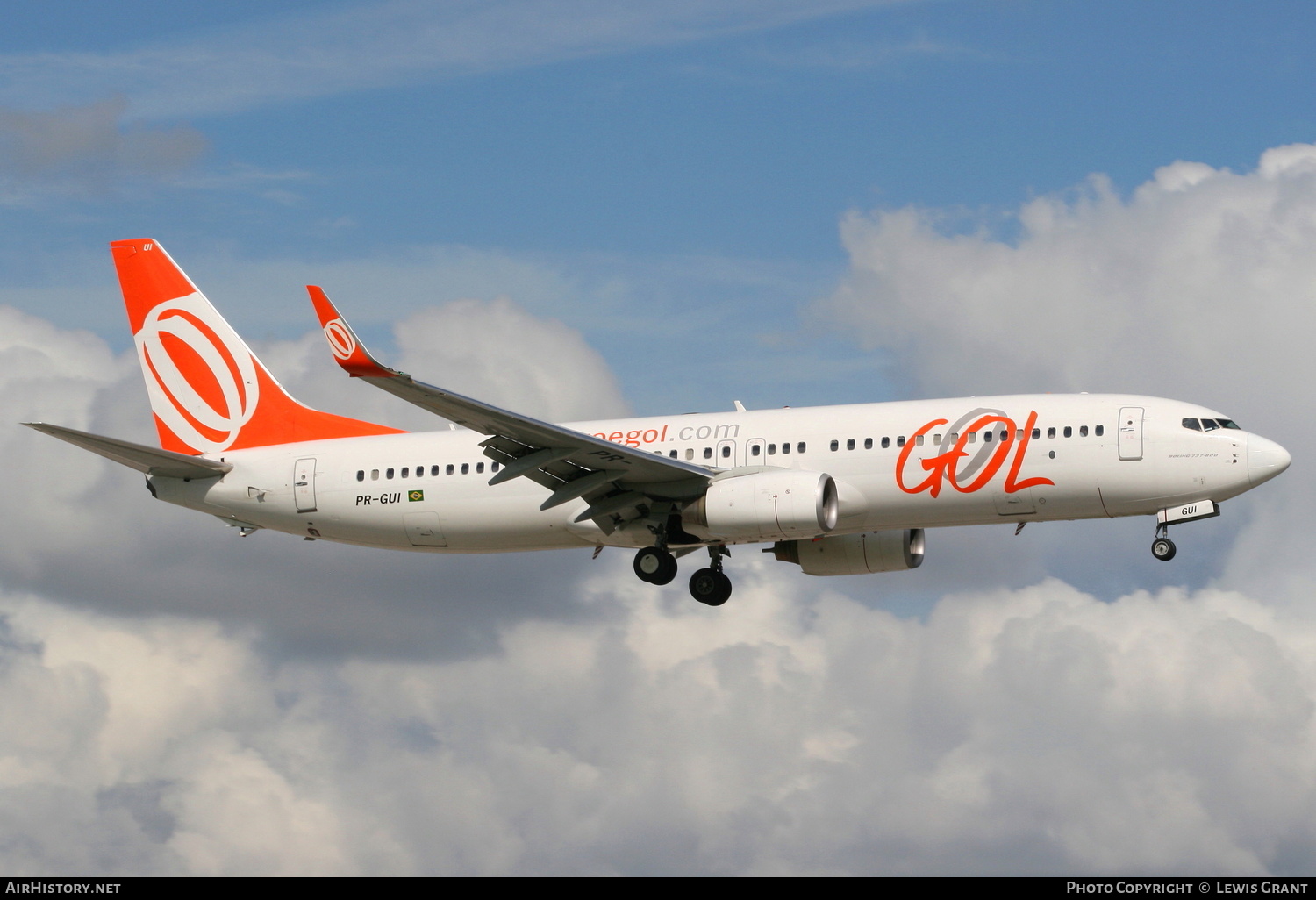 Aircraft Photo of PR-GUI | Boeing 737-8EH | GOL Linhas Aéreas | AirHistory.net #289840