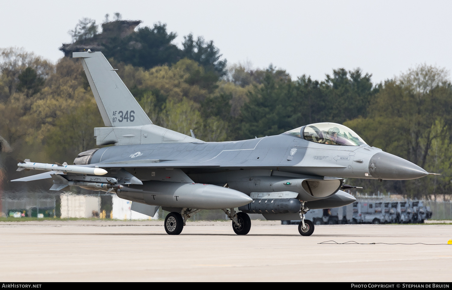 Aircraft Photo of 87-0346 / AF87-346 | Lockheed Martin F-16C Fighting Falcon | USA - Air Force | AirHistory.net #289856