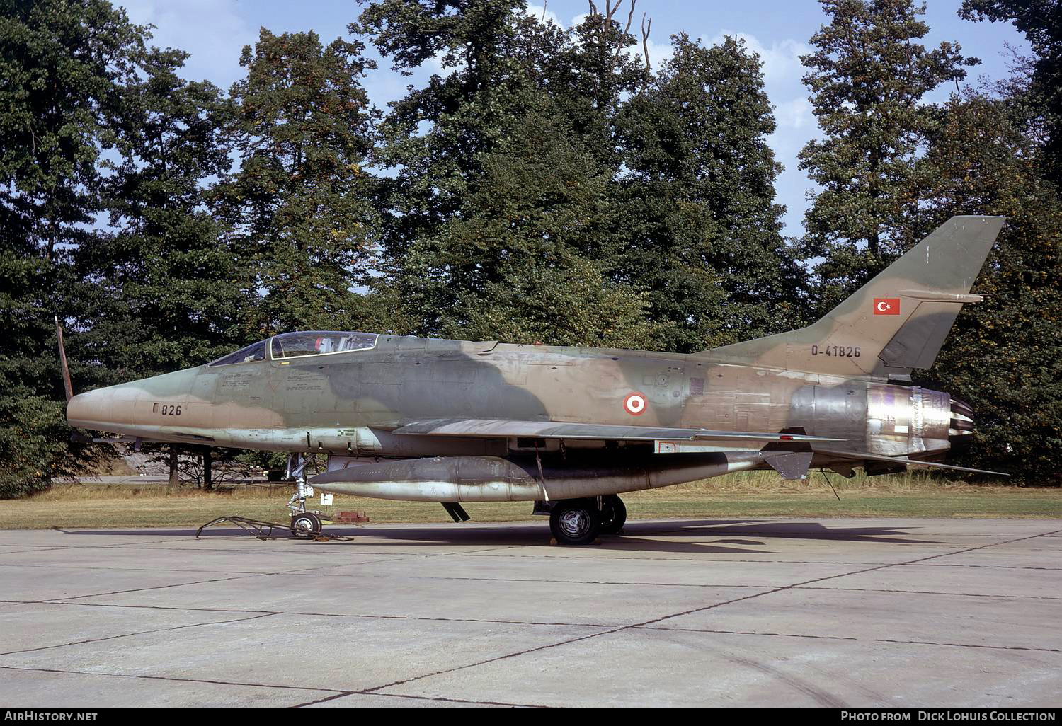 Aircraft Photo of 54-1826 / 0-41826 | North American F-100C Super Sabre | Turkey - Air Force | AirHistory.net #289874