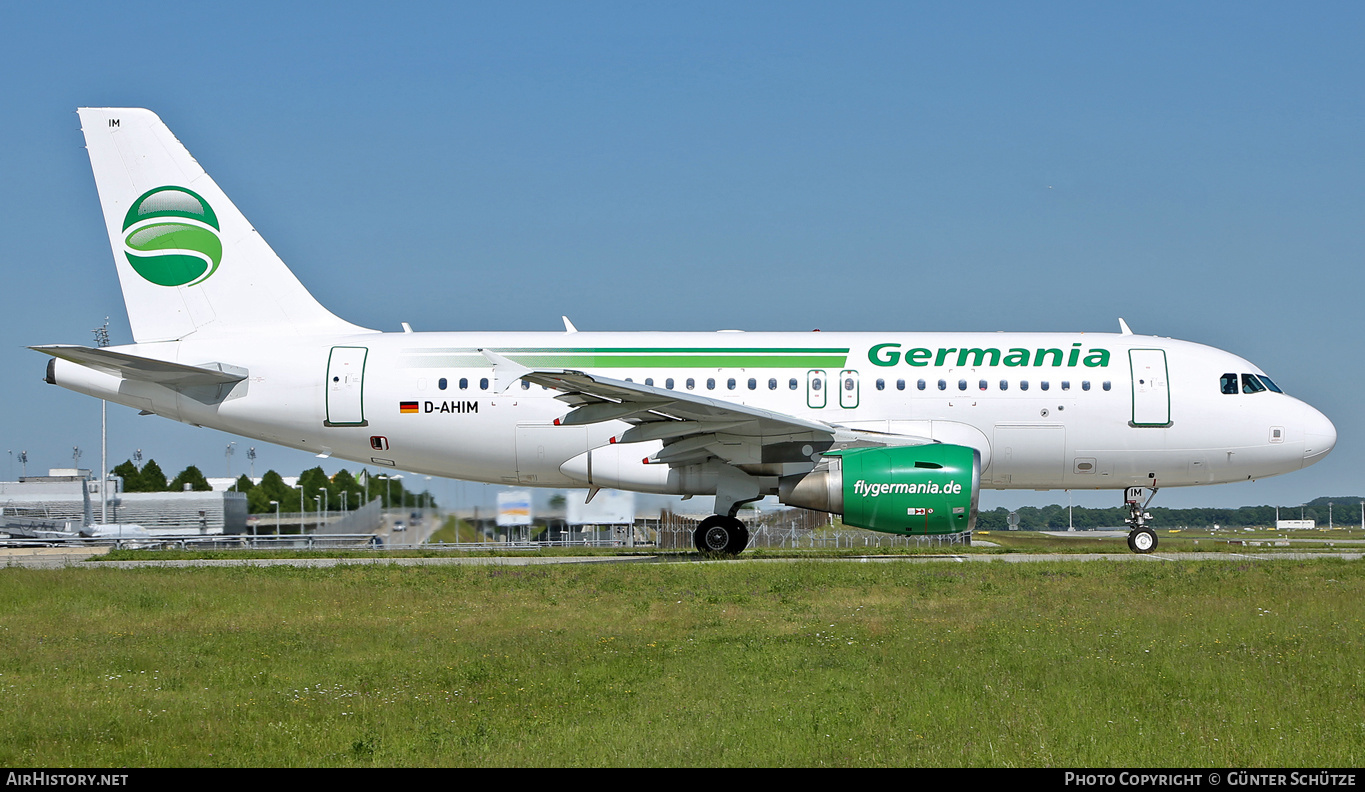 Aircraft Photo of D-AHIM | Airbus A319-112 | Germania | AirHistory.net #289875