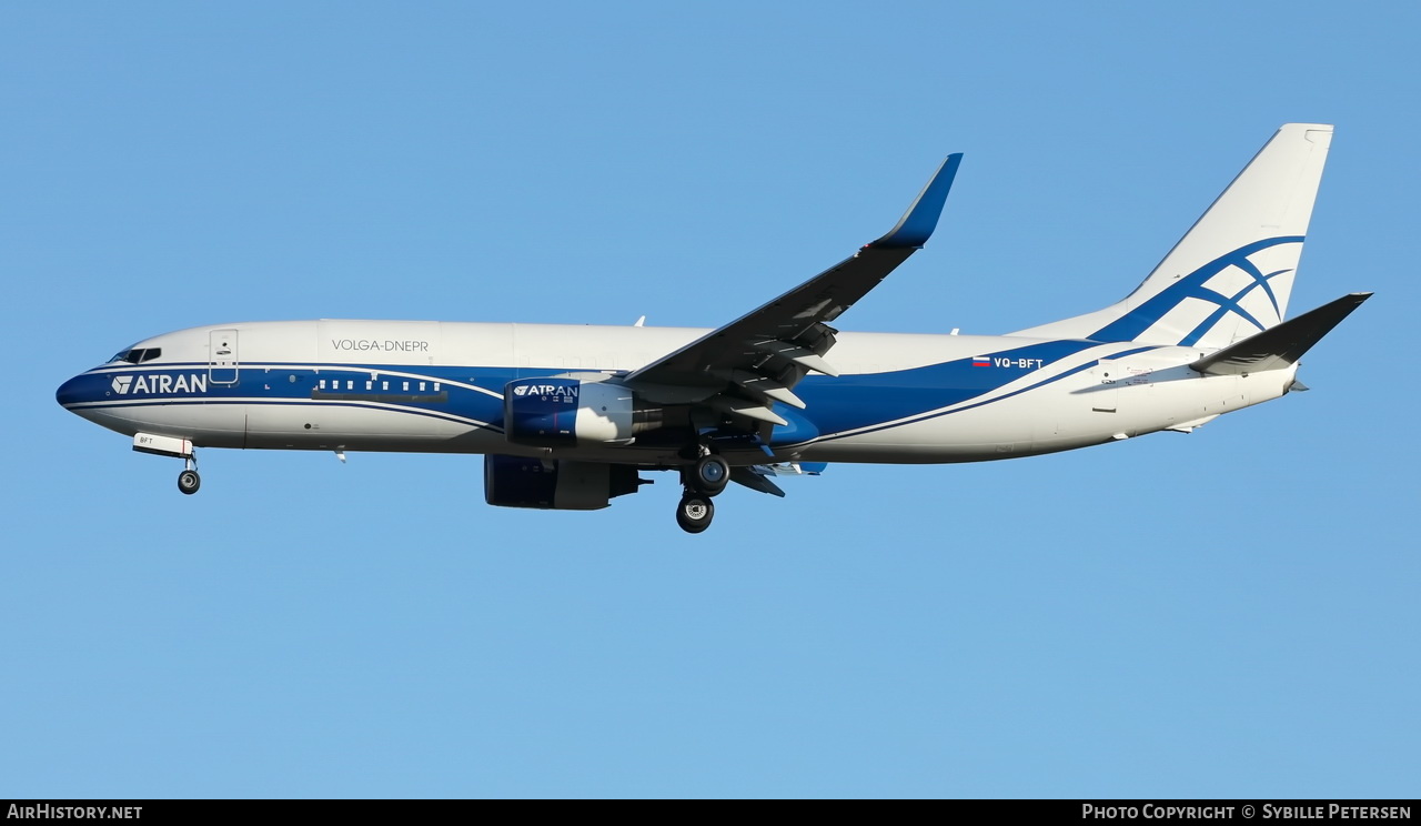 Aircraft Photo of VQ-BFT | Boeing 737-86N/BCF | Atran Cargo Airlines | AirHistory.net #289927