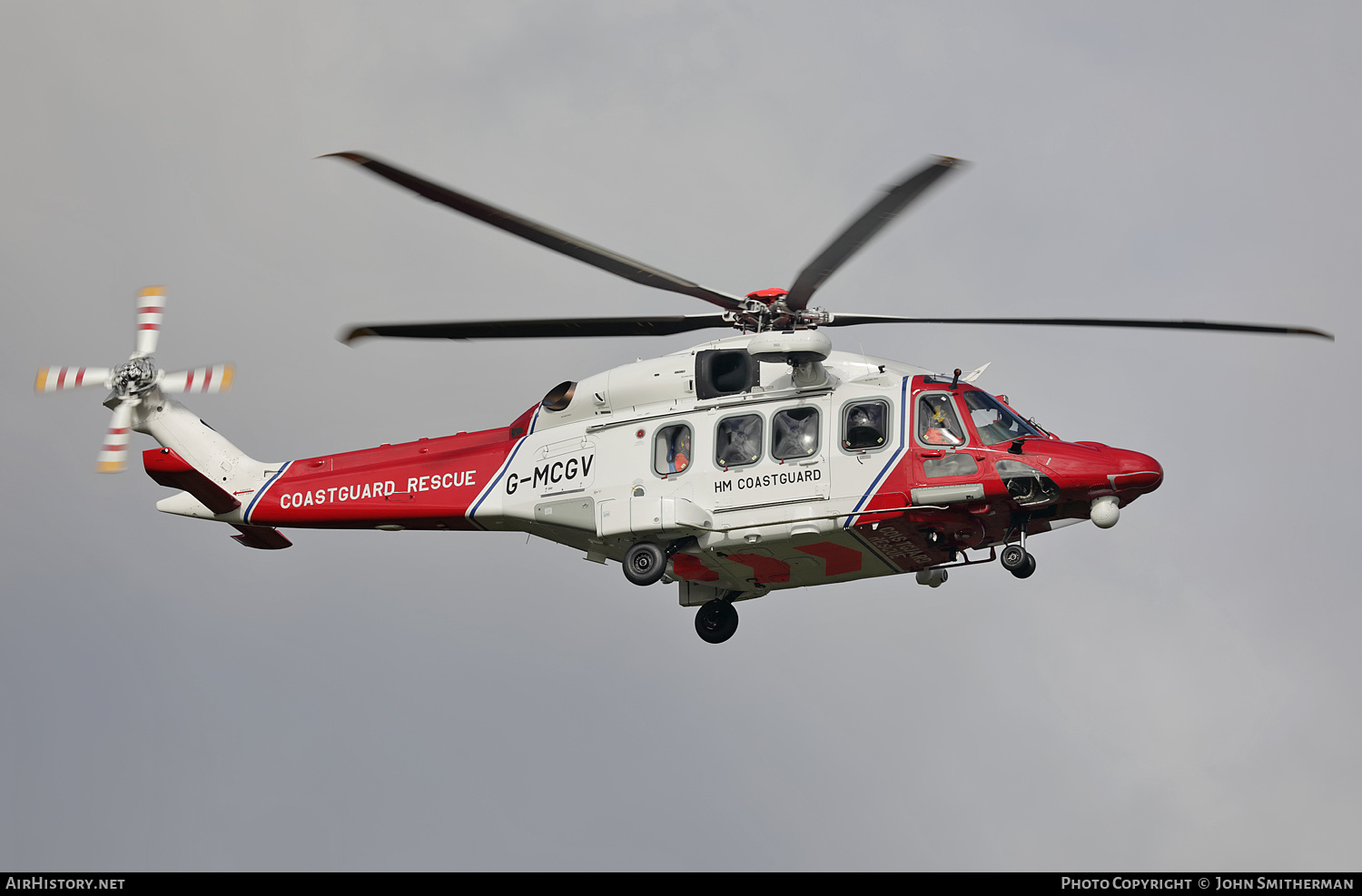 Aircraft Photo of G-MCGV | AgustaWestland AW-189 | HM Coastguard | AirHistory.net #289938
