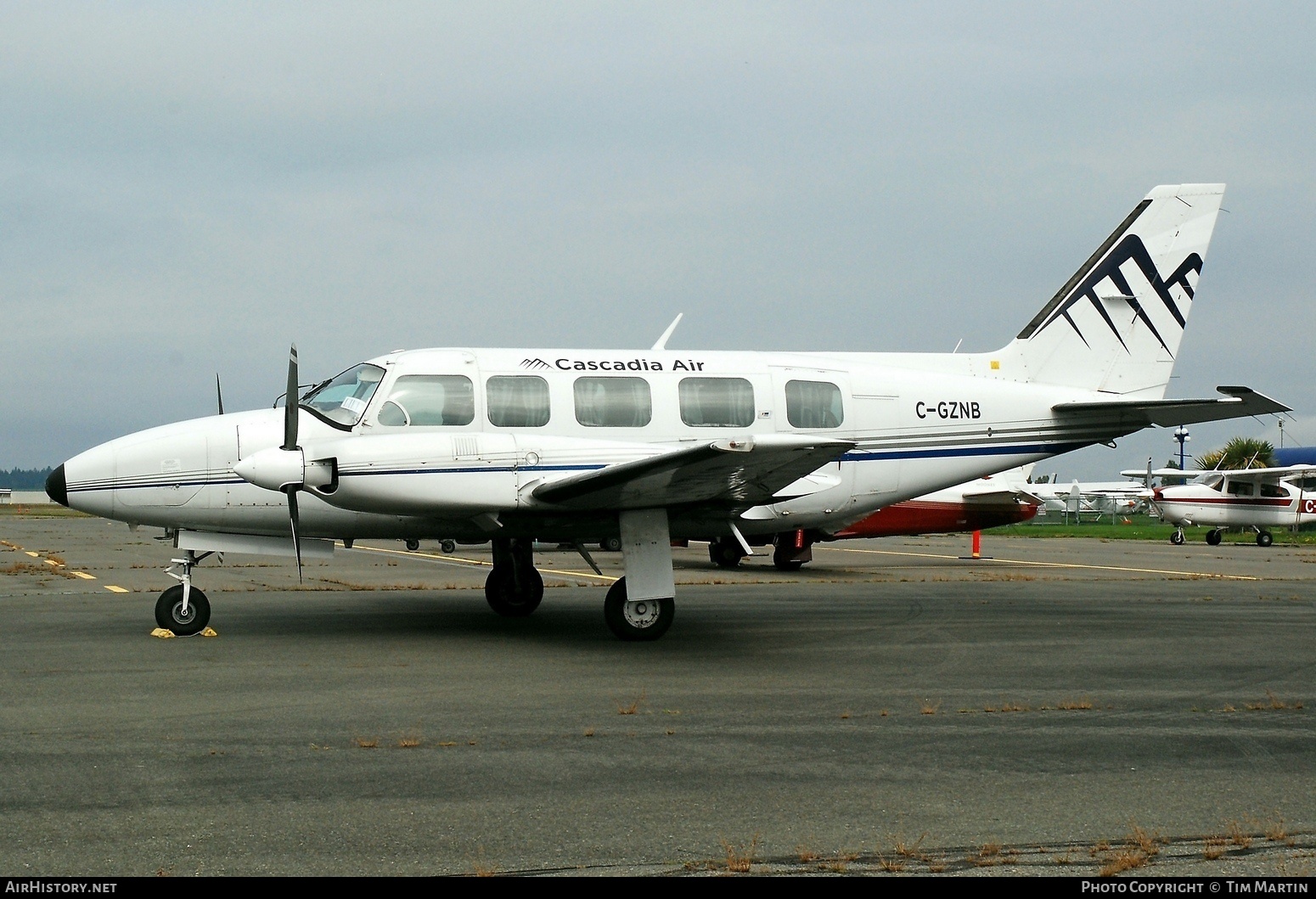 Aircraft Photo of C-GZNB | Piper PA-31-350 Navajo Chieftain | Cascadia Air | AirHistory.net #289978