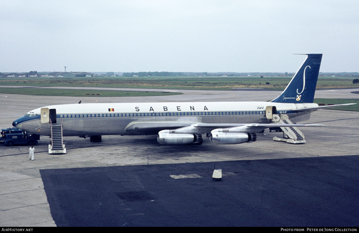 Aircraft Photo of OO-SJF | Boeing 707-329 | Sabena | AirHistory.net #289985