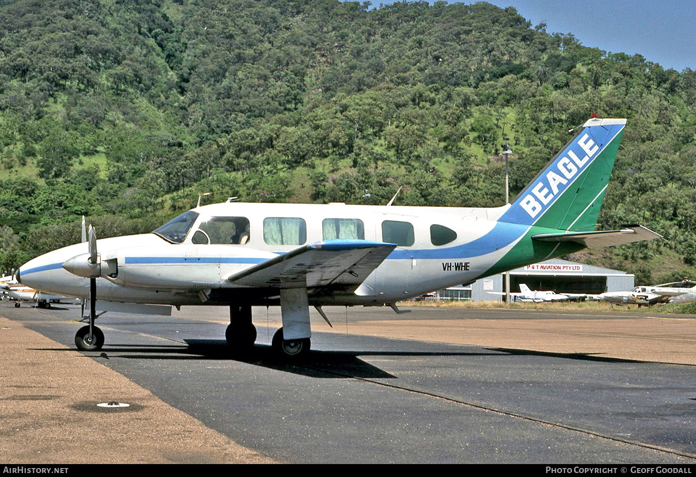 Aircraft Photo of VH-WHE | Piper PA-31-310 Navajo | Beagle Airways | AirHistory.net #290005