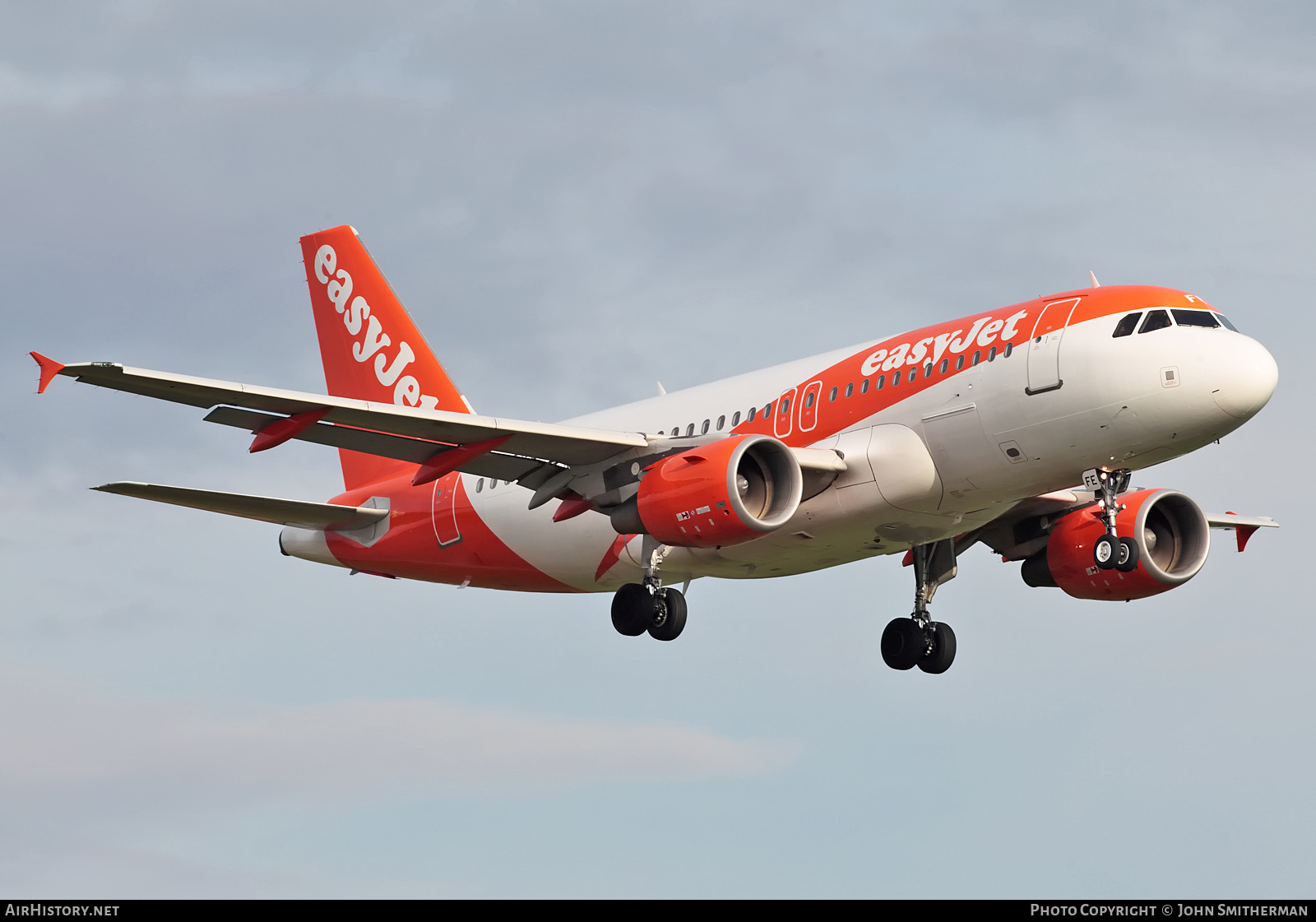 Aircraft Photo of G-EZFE | Airbus A319-111 | EasyJet | AirHistory.net #290030