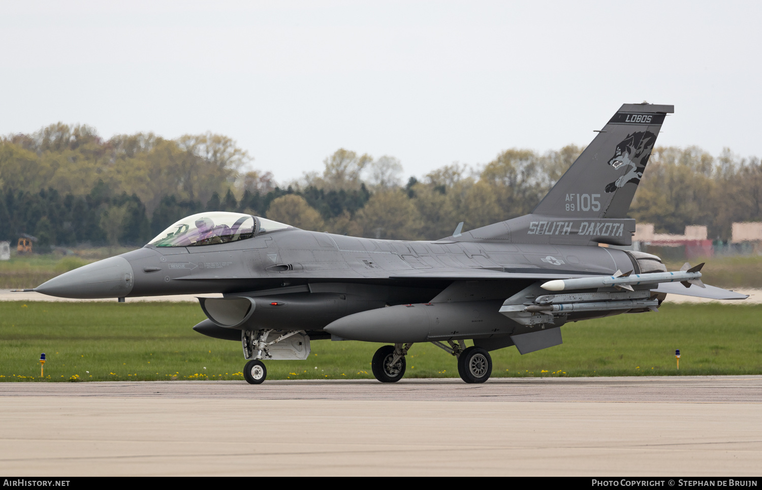 Aircraft Photo of 89-2105 / AF89-105 | General Dynamics F-16CM Fighting Falcon | USA - Air Force | AirHistory.net #290039