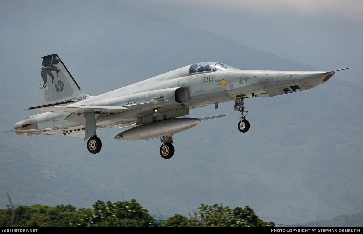 Aircraft Photo of 5501 | Northrop RF-5E Tigereye | Taiwan - Air Force | AirHistory.net #290053