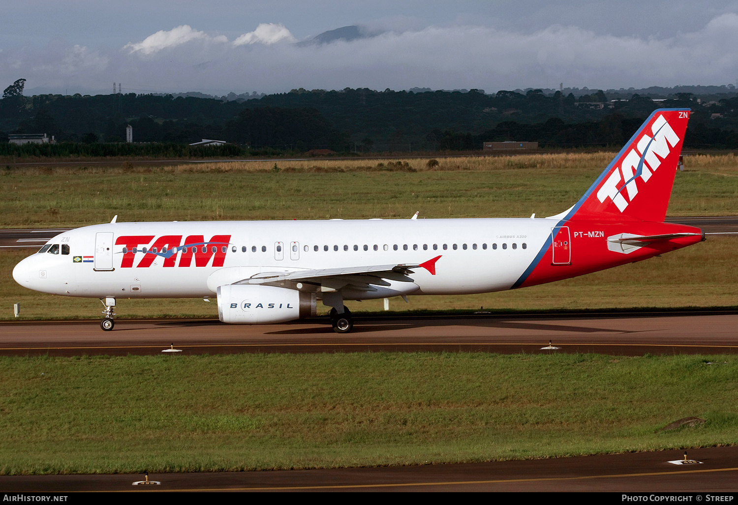 Aircraft Photo of PT-MZN | Airbus A320-231 | TAM Linhas Aéreas | AirHistory.net #290055