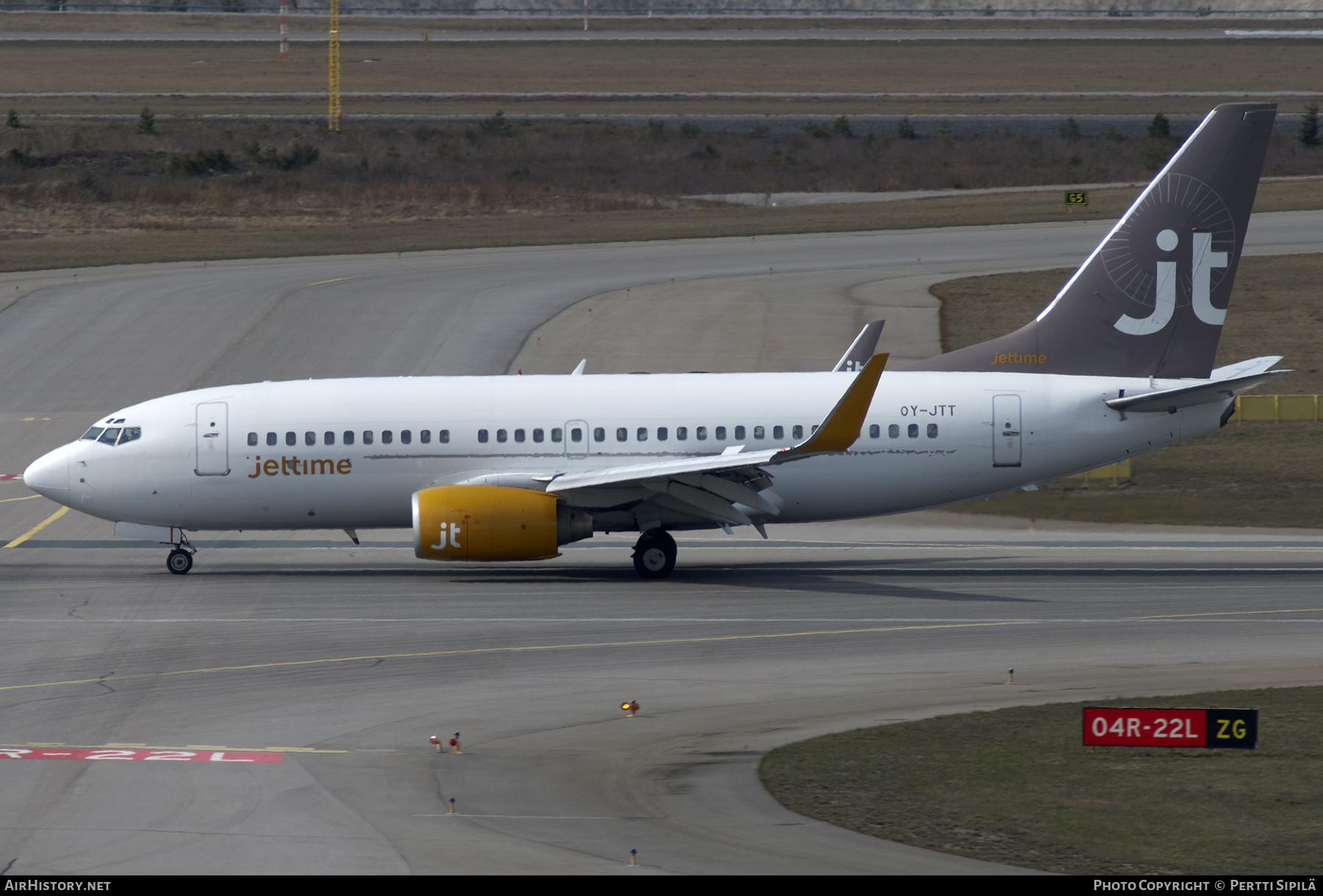 Aircraft Photo of OY-JTT | Boeing 737-73S | Jettime | AirHistory.net #290065