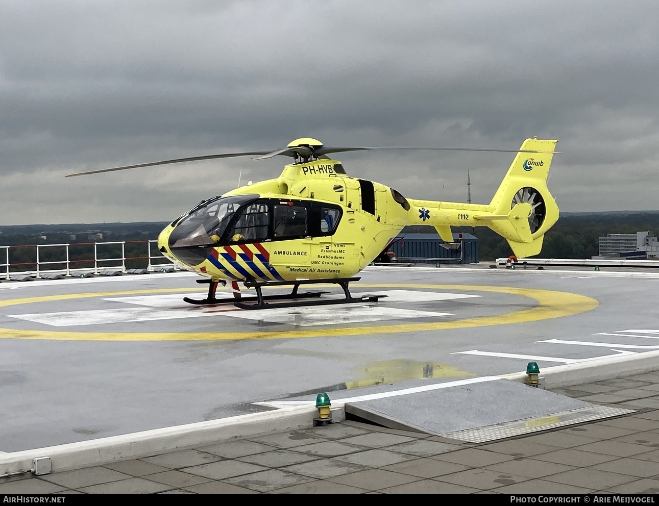 Aircraft Photo of PH-HVB | Eurocopter EC-135T-2+ | ANWB Medical Air Assistance | AirHistory.net #290086