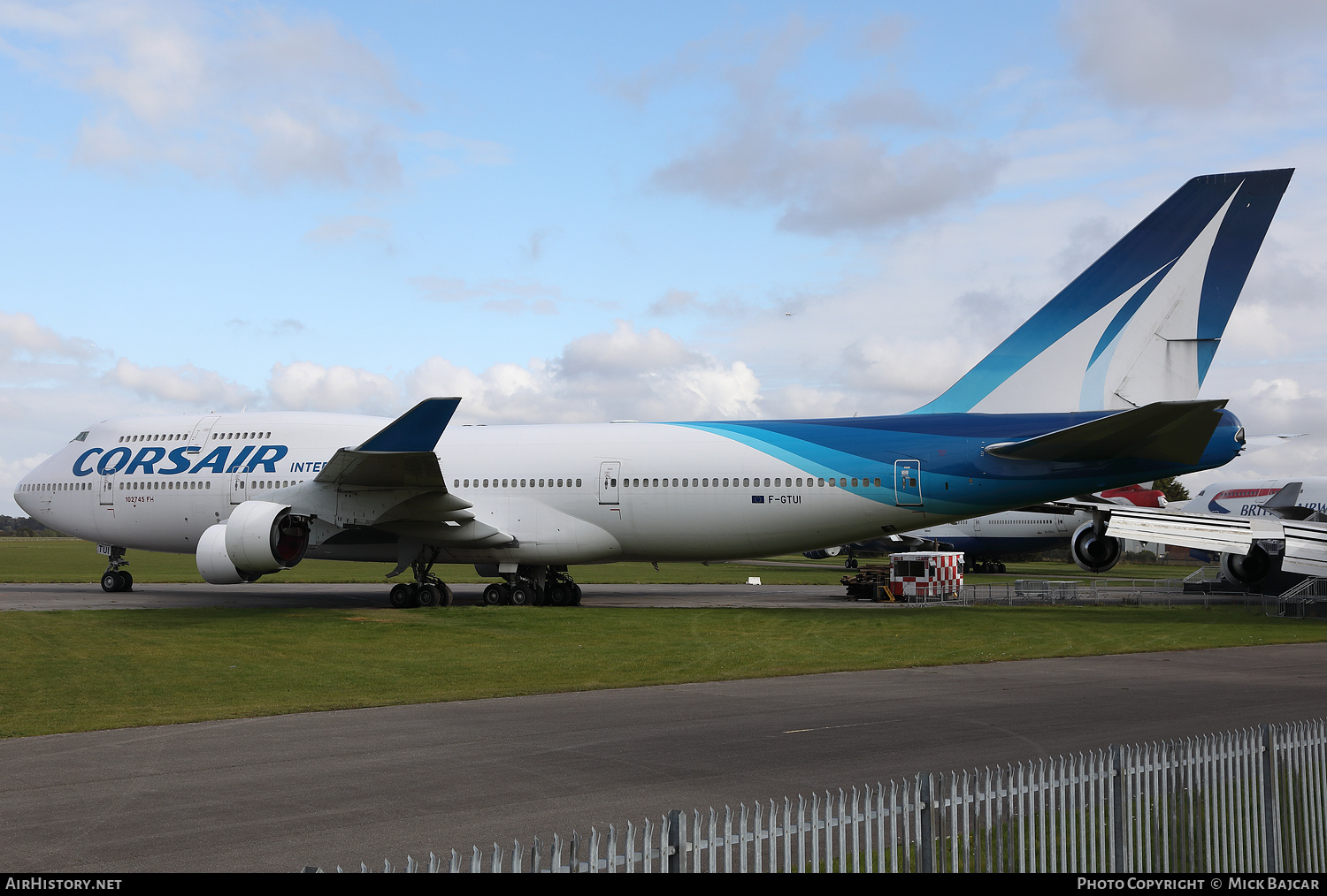 Aircraft Photo of F-GTUI | Boeing 747-422 | Corsair International | AirHistory.net #290087