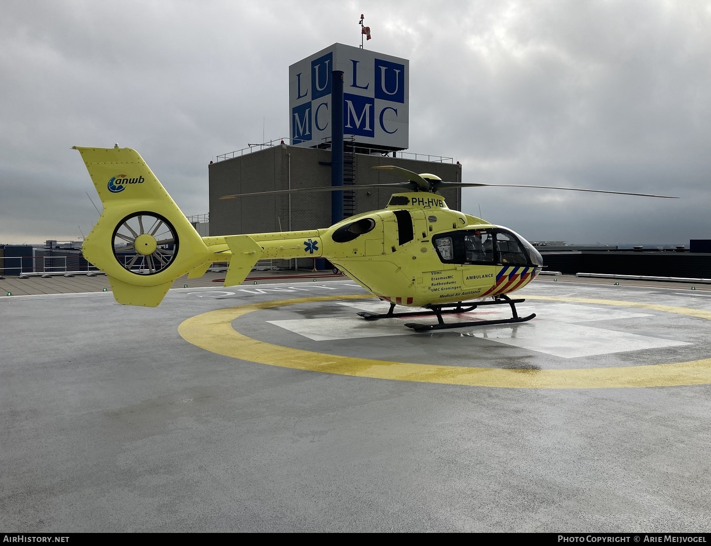 Aircraft Photo of PH-HVB | Eurocopter EC-135T-2+ | ANWB Medical Air Assistance | AirHistory.net #290090