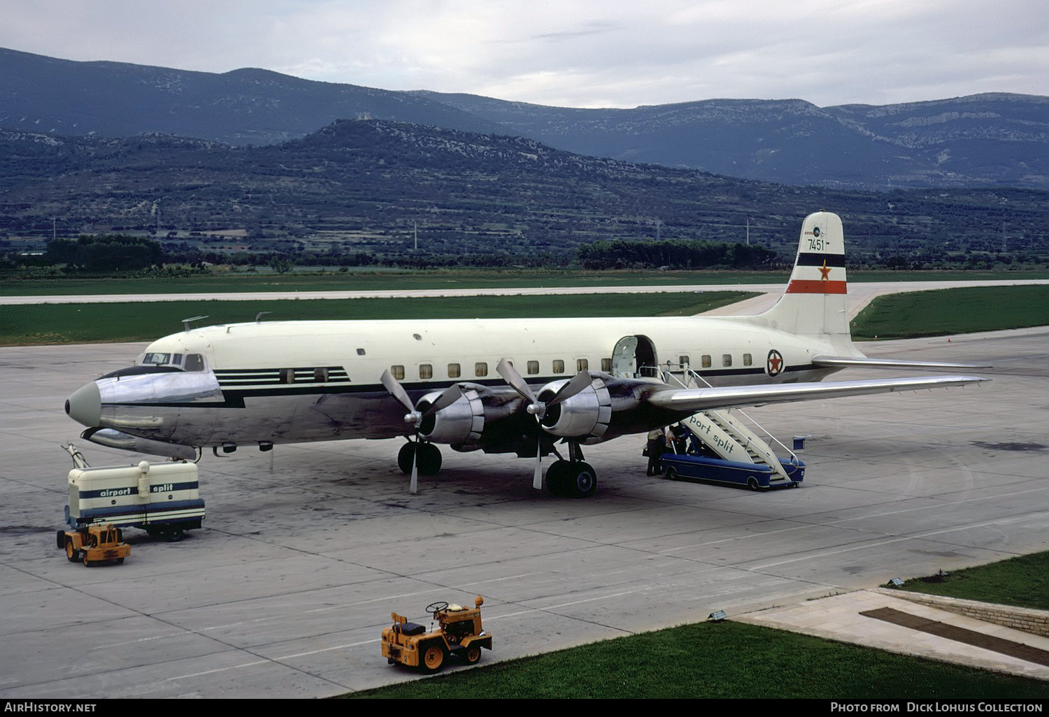 Aircraft Photo of 7451 | Douglas DC-6B | Yugoslavia - Air Force | AirHistory.net #290097