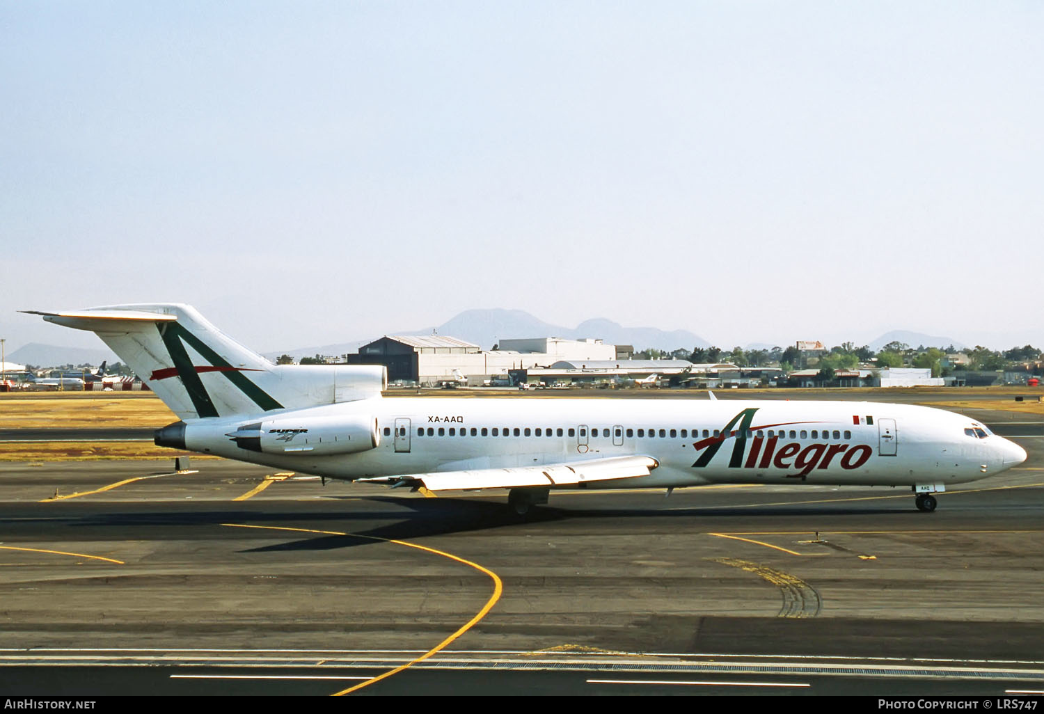 Aircraft Photo of XA-AAQ | Boeing 727-231/Adv | Allegro Air | AirHistory.net #290129