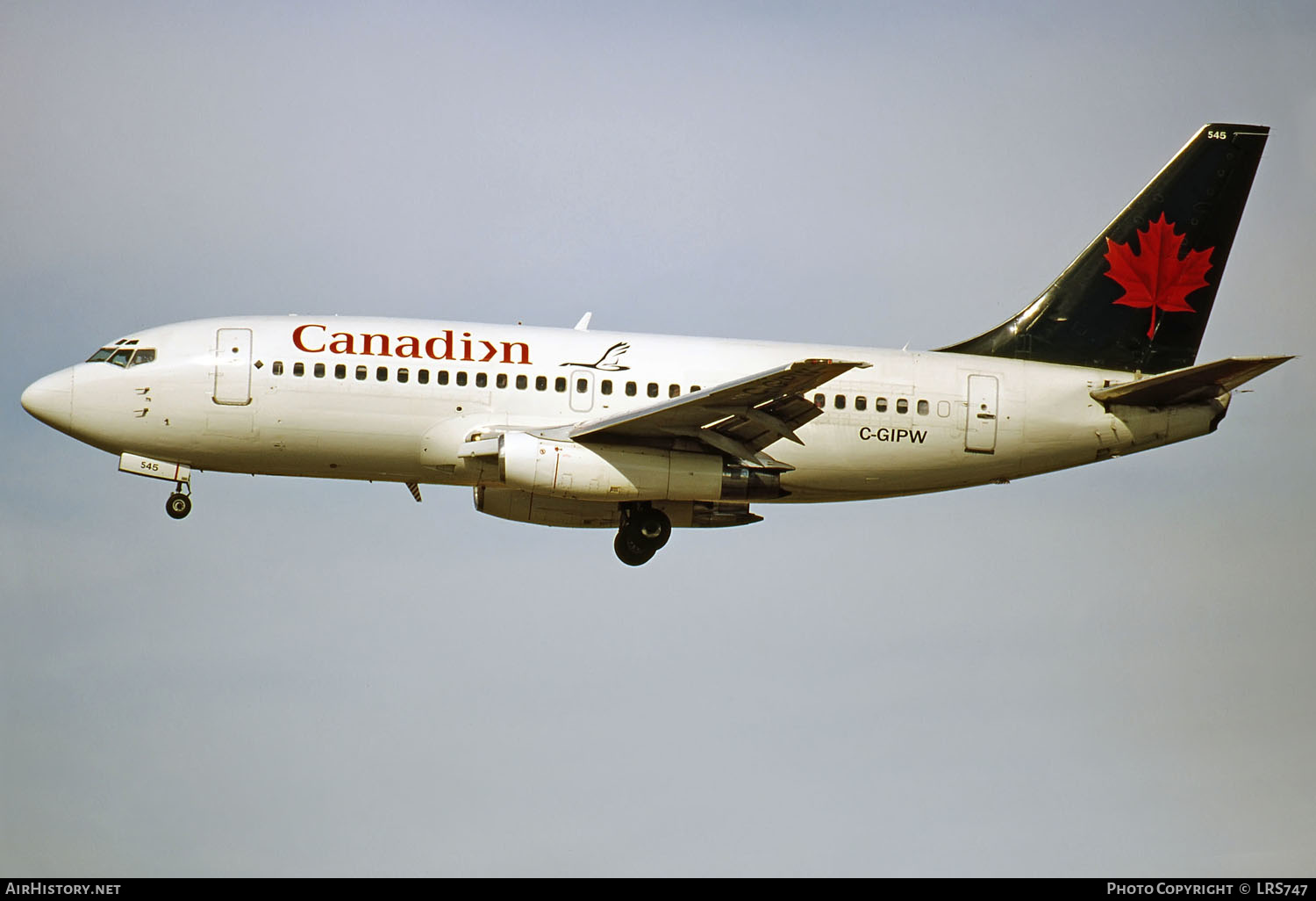 Aircraft Photo of C-GIPW | Boeing 737-275/Adv | Canadian Airlines | AirHistory.net #290130