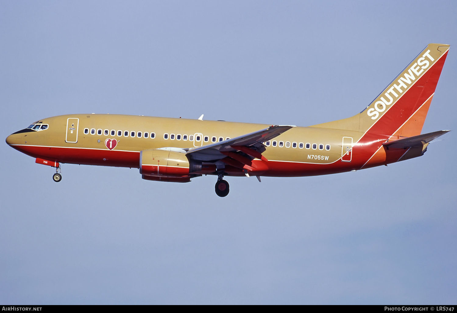 Aircraft Photo of N705SW | Boeing 737-7H4 | Southwest Airlines | AirHistory.net #290131
