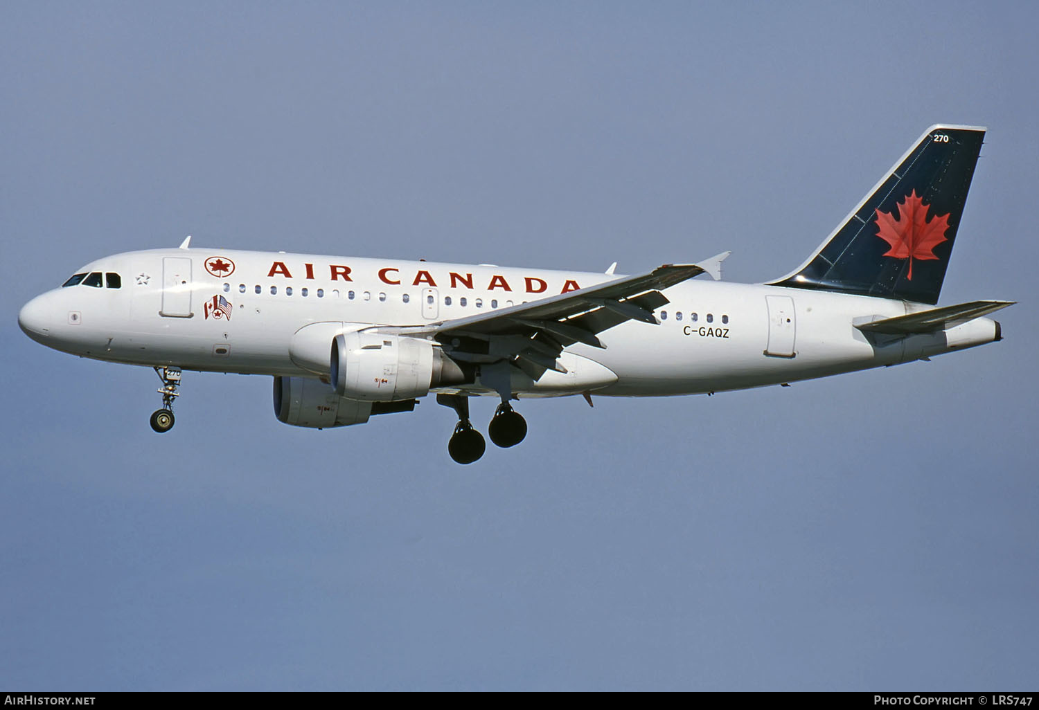 Aircraft Photo of C-GAQZ | Airbus A319-114 | Air Canada | AirHistory.net #290145