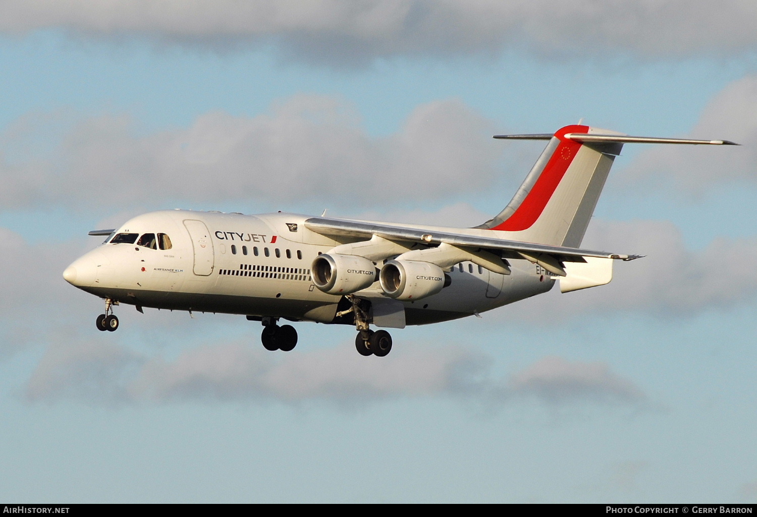 Aircraft Photo of EI-WXA | BAE Systems Avro 146-RJ85 | CityJet | AirHistory.net #290152