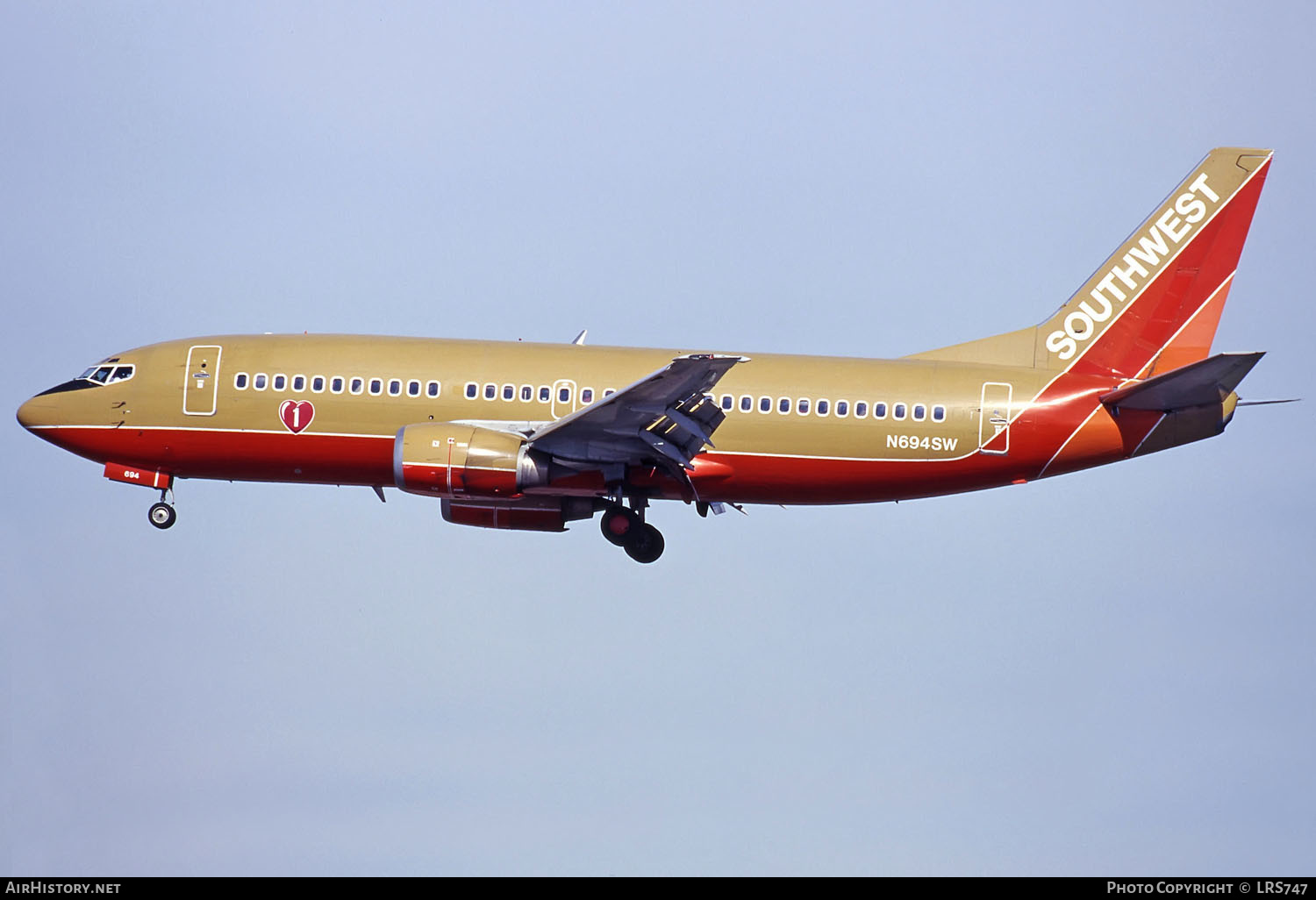 Aircraft Photo of N694SW | Boeing 737-3T5 | Southwest Airlines | AirHistory.net #290156