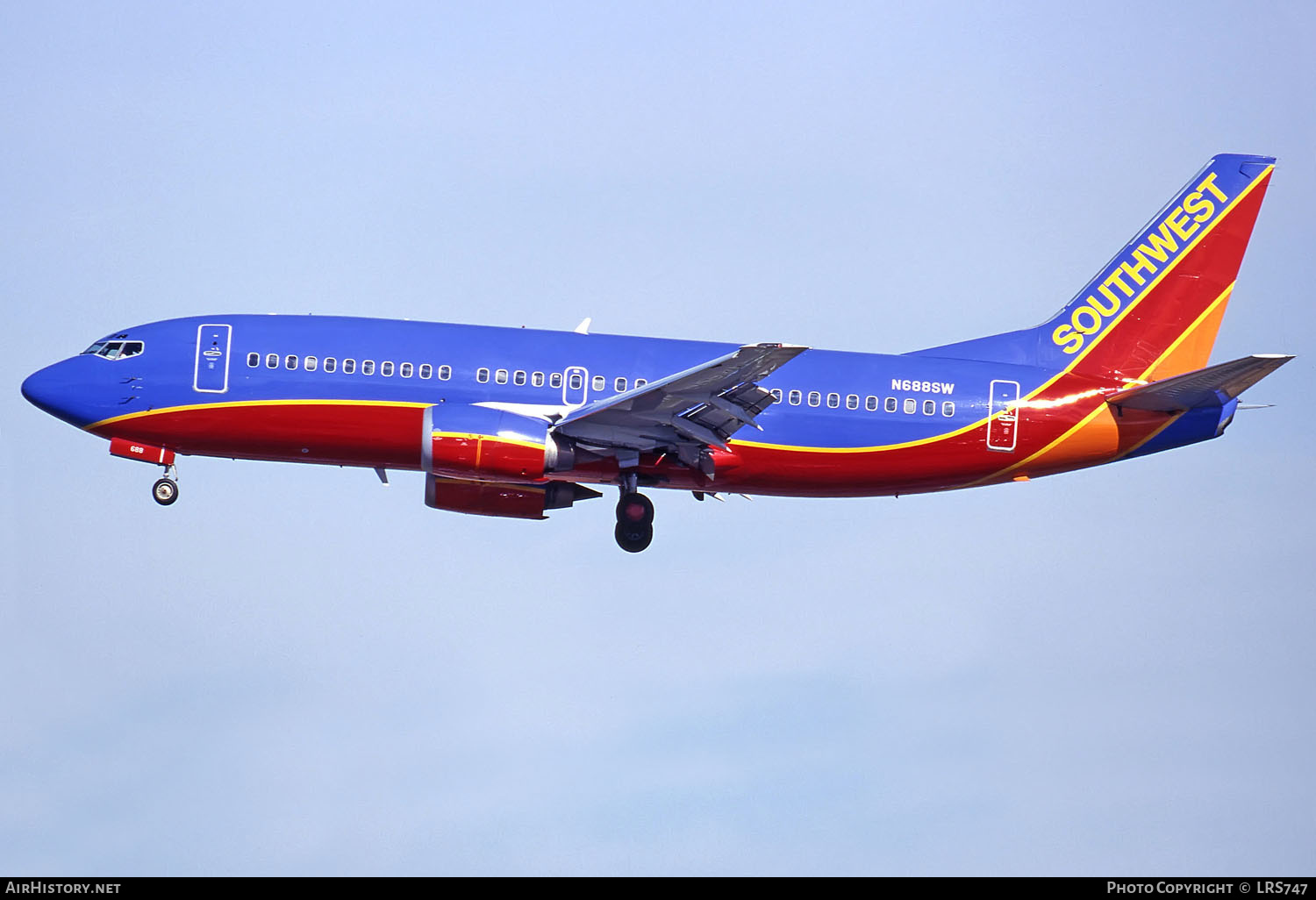 Aircraft Photo of N688SW | Boeing 737-3Q8 | Southwest Airlines | AirHistory.net #290183