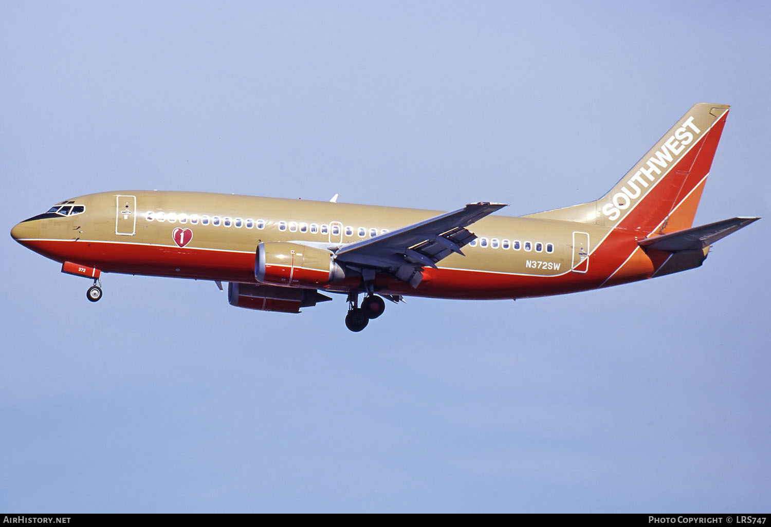 Aircraft Photo of N372SW | Boeing 737-3H4 | Southwest Airlines | AirHistory.net #290184