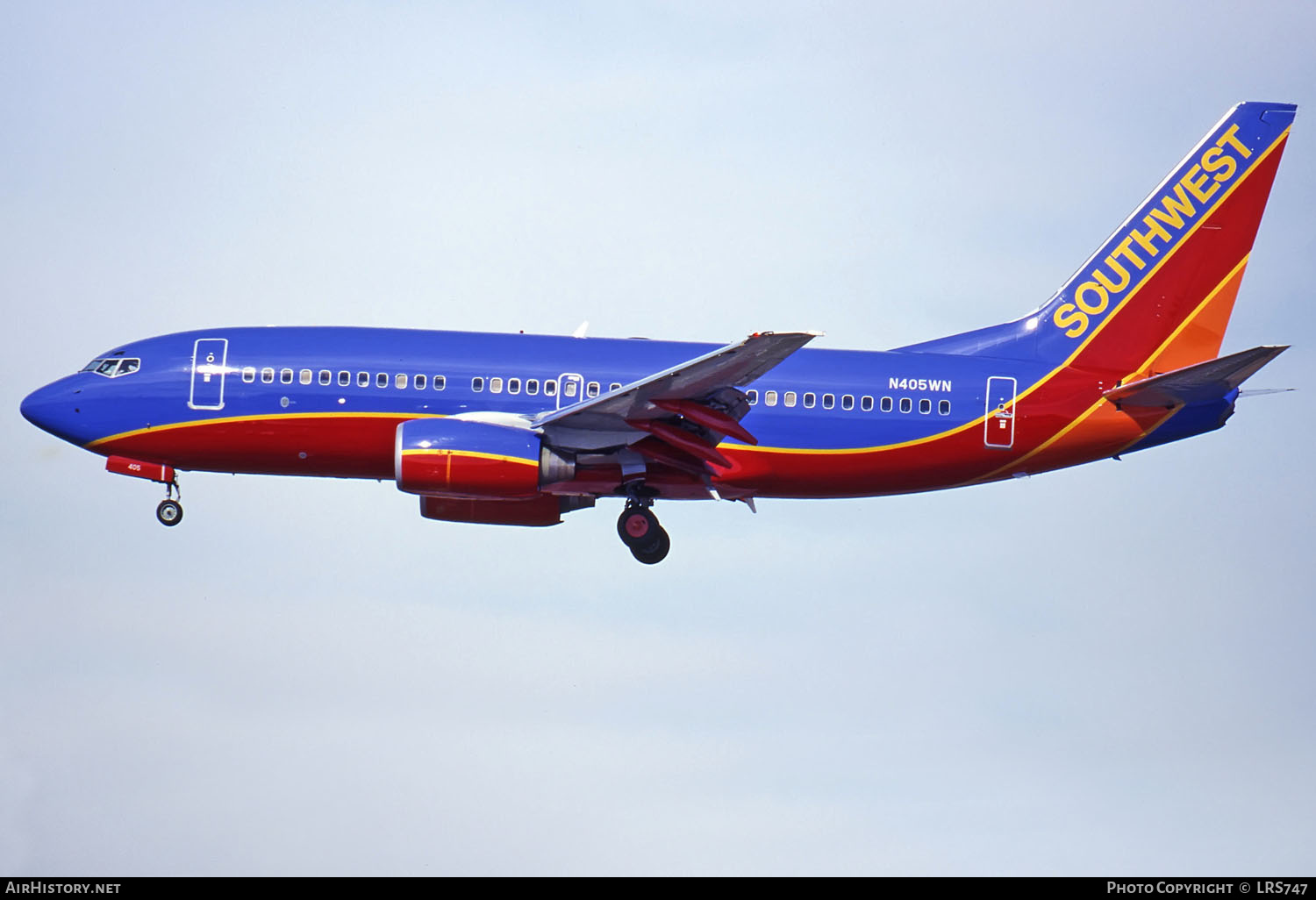 Aircraft Photo of N405WN | Boeing 737-7H4 | Southwest Airlines | AirHistory.net #290185