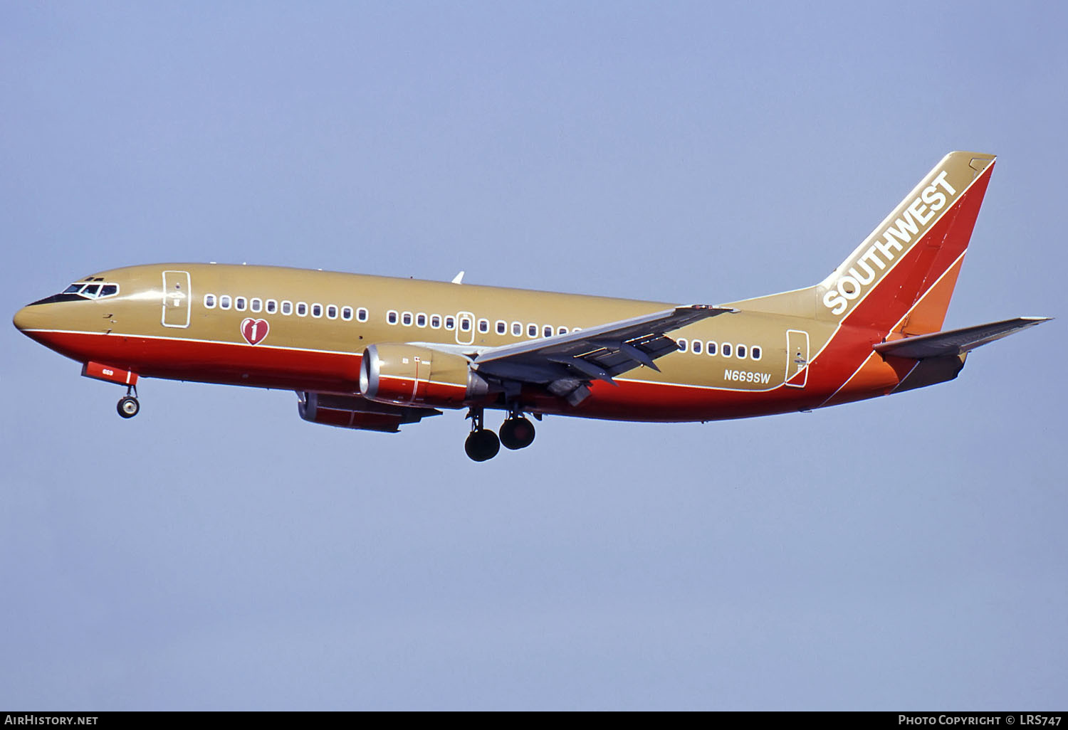Aircraft Photo of N669SW | Boeing 737-3Y0 | Southwest Airlines | AirHistory.net #290190