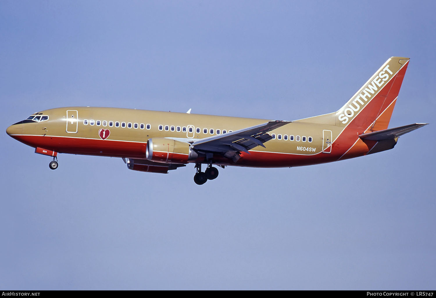 Aircraft Photo of N604SW | Boeing 737-3H4 | Southwest Airlines | AirHistory.net #290201