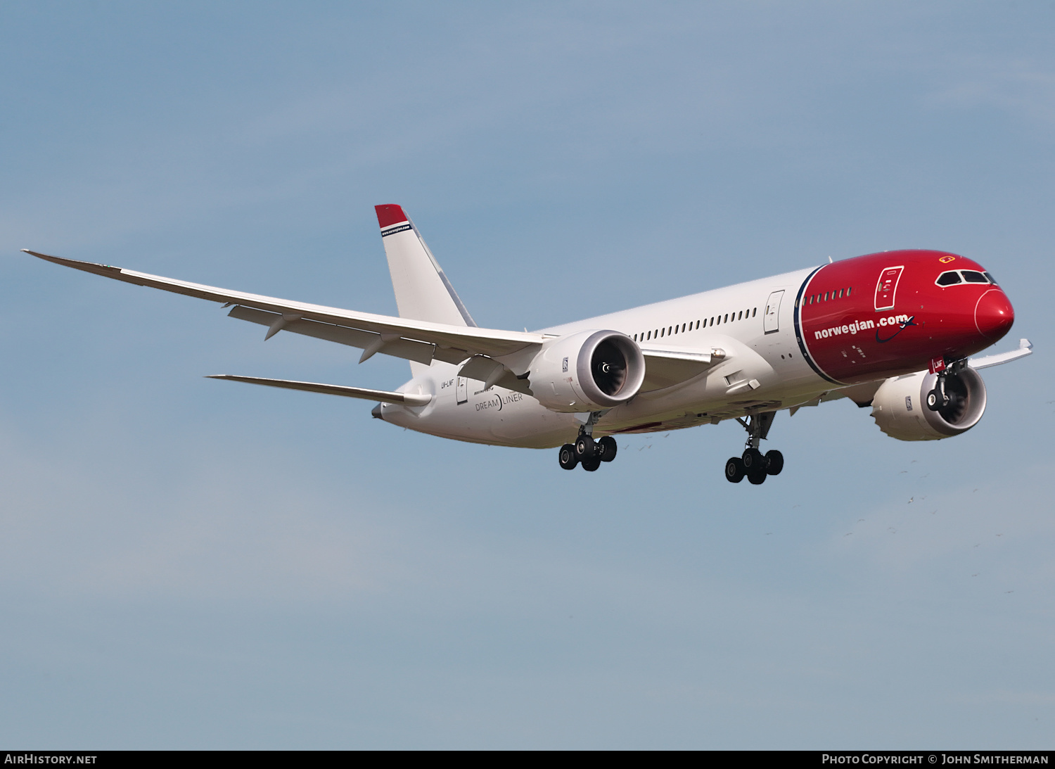 Aircraft Photo of LN-LNF | Boeing 787-8 Dreamliner | Norwegian | AirHistory.net #290213