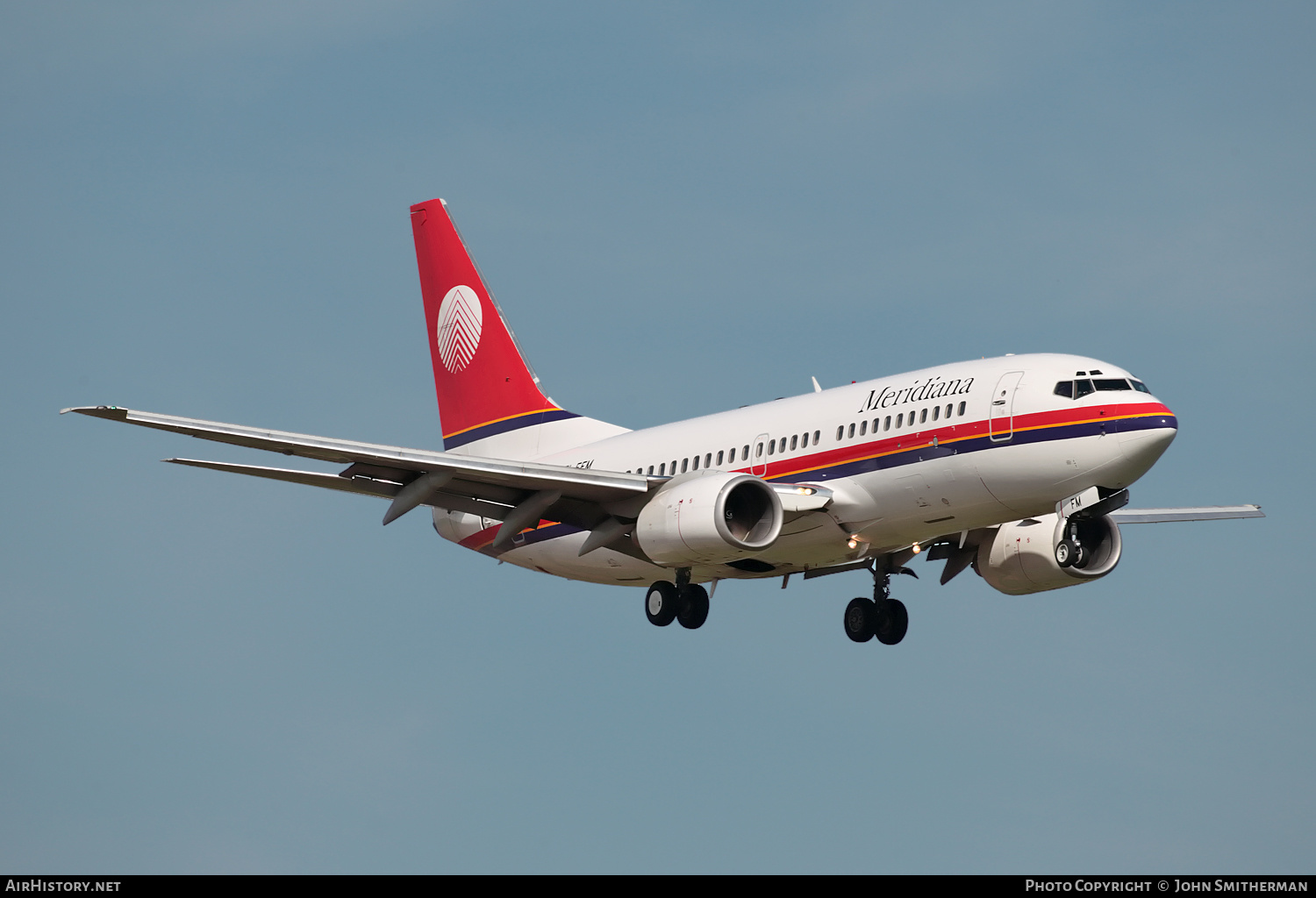 Aircraft Photo of EI-FFM | Boeing 737-73S | Meridiana | AirHistory.net #290225