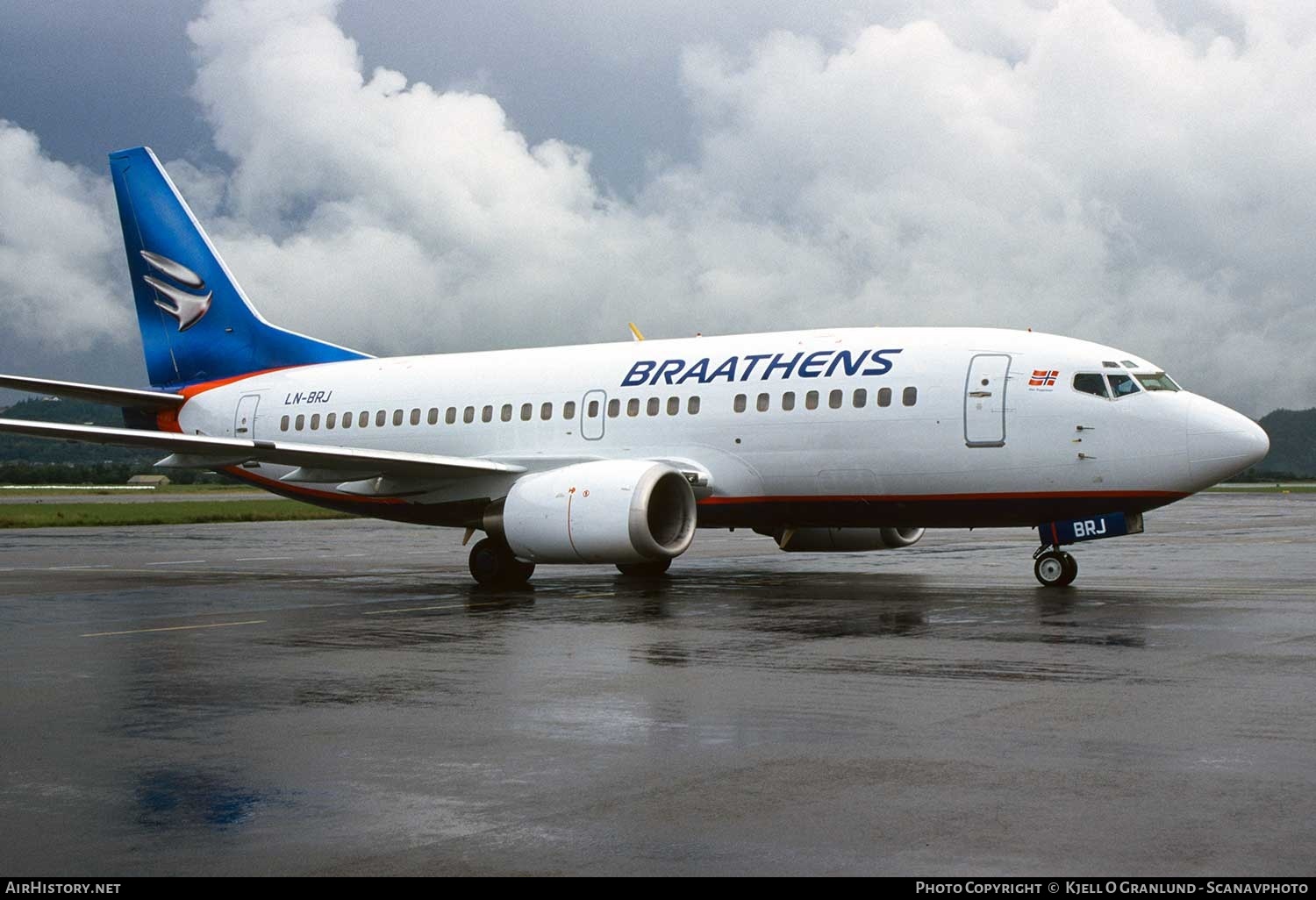 Aircraft Photo of LN-BRJ | Boeing 737-505 | Braathens | AirHistory.net #290247