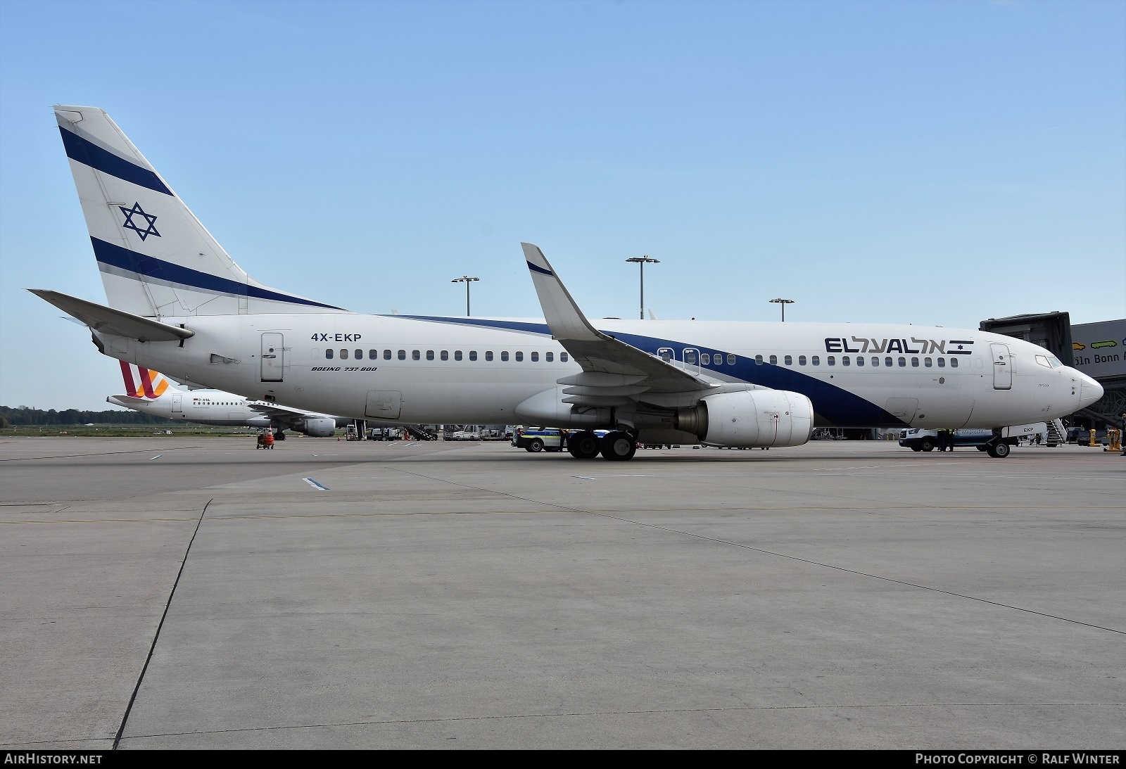 Aircraft Photo of 4X-EKP | Boeing 737-8Q8 | El Al Israel Airlines | AirHistory.net #290250
