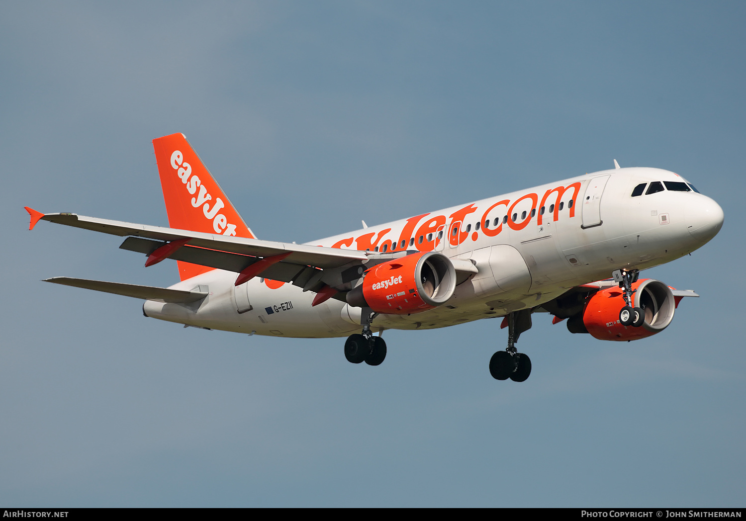Aircraft Photo of G-EZII | Airbus A319-111 | EasyJet | AirHistory.net #290259