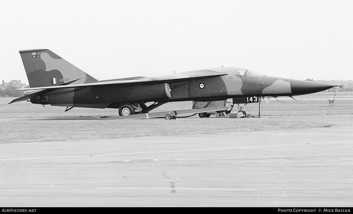 Aircraft Photo of A8-143 | General Dynamics RF-111C Aardvark | Australia - Air Force | AirHistory.net #290266