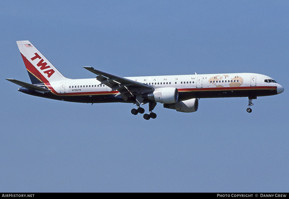 Aircraft Photo of N705TW | Boeing 757-231 | Trans World Airlines - TWA | AirHistory.net #290267