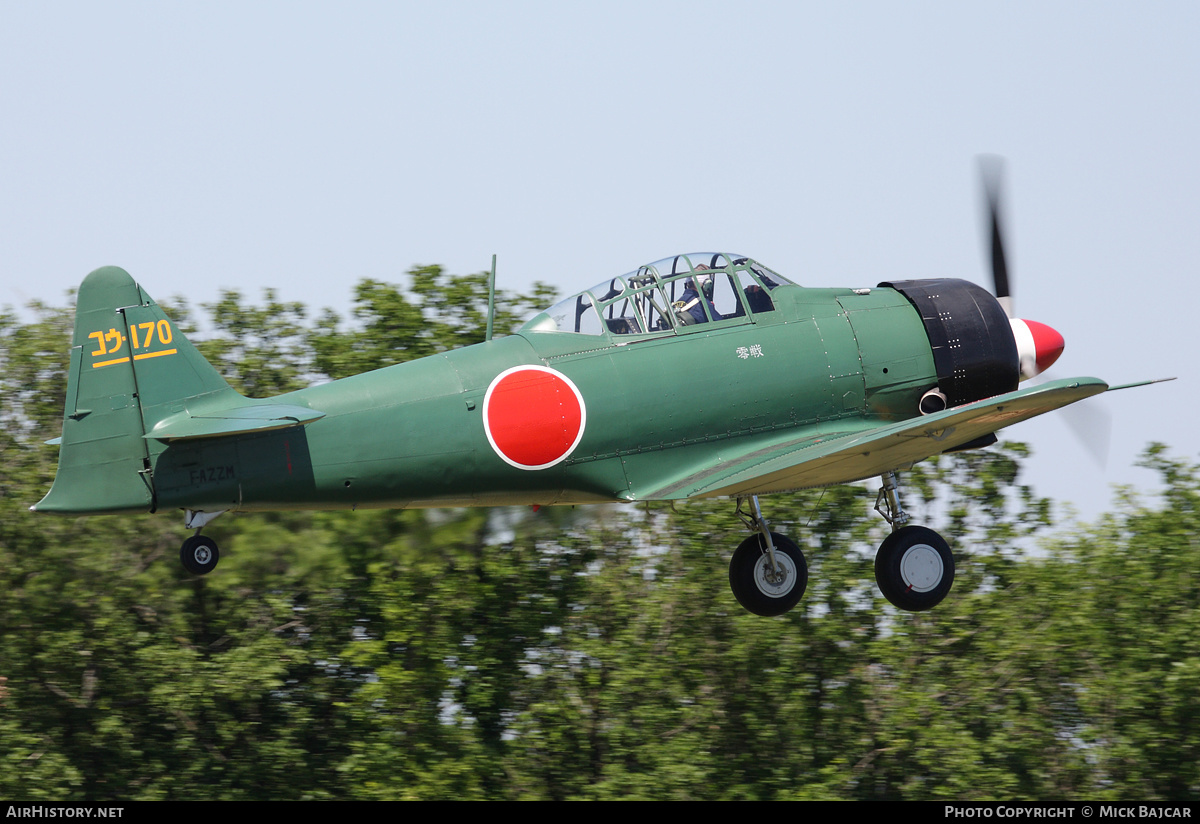 Aircraft Photo of F-AZZM / コウ-170 | North American T-6 / A6M Zero (mod) | Japan - Air Force | AirHistory.net #290268