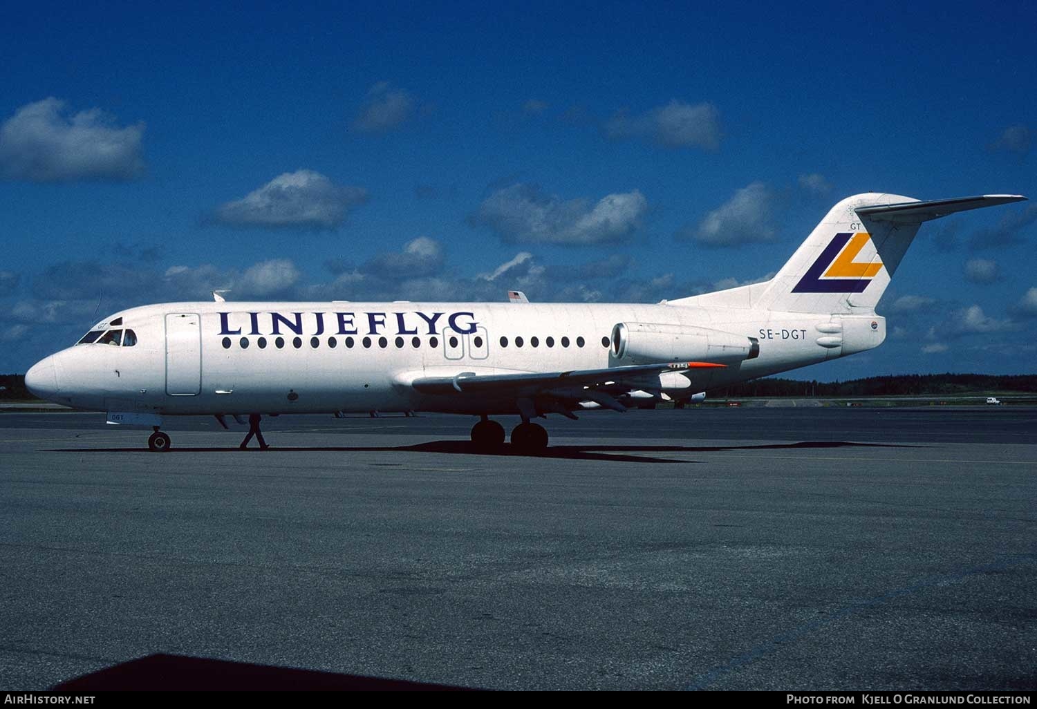 Aircraft Photo of SE-DGT | Fokker F28-4000 Fellowship | Linjeflyg | AirHistory.net #290269
