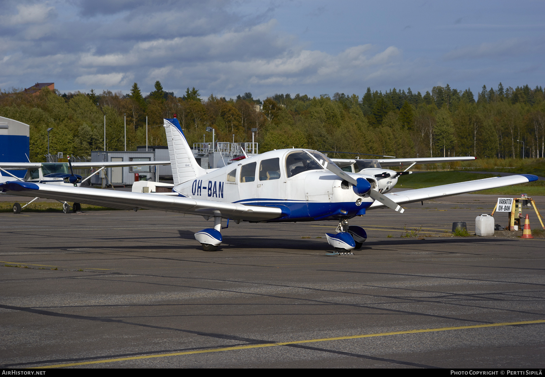 Aircraft Photo of OH-BAN | Piper PA-28-151 Cherokee Warrior | AirHistory.net #290310