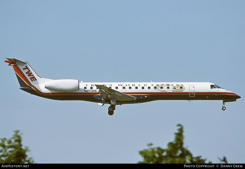 Aircraft Photo of N803HK | Embraer ERJ-145EP (EMB-145EP) | TW Express - Trans World Express | AirHistory.net #290318