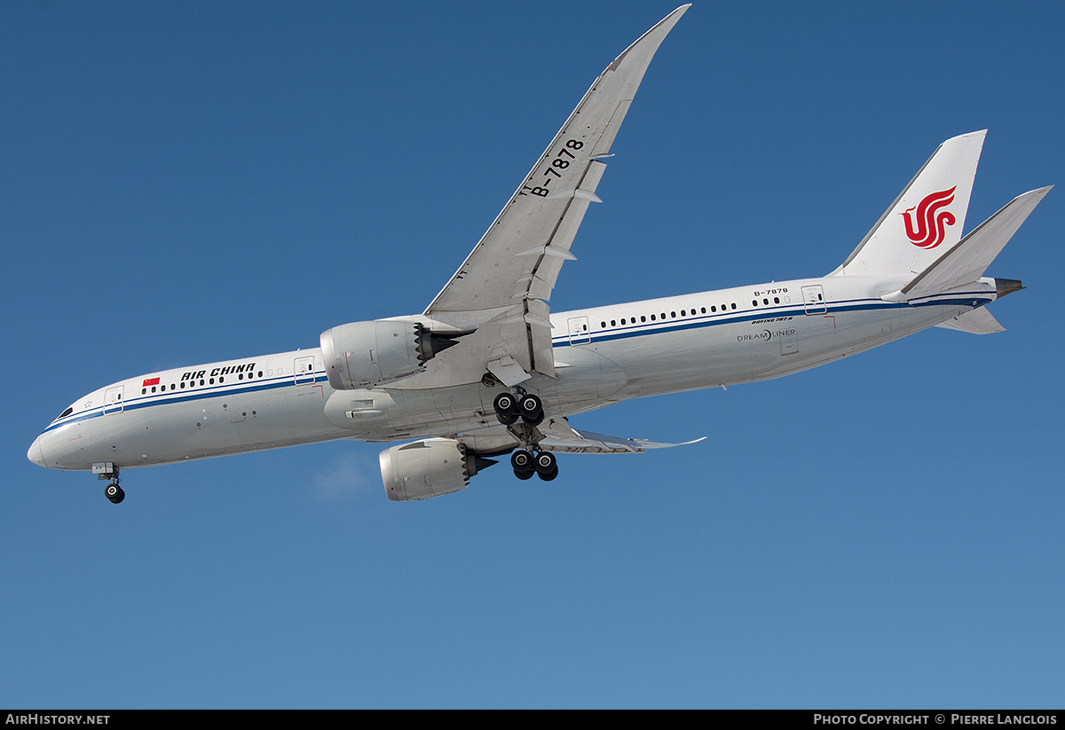 Aircraft Photo of B-7878 | Boeing 787-9 Dreamliner | Air China | AirHistory.net #290345