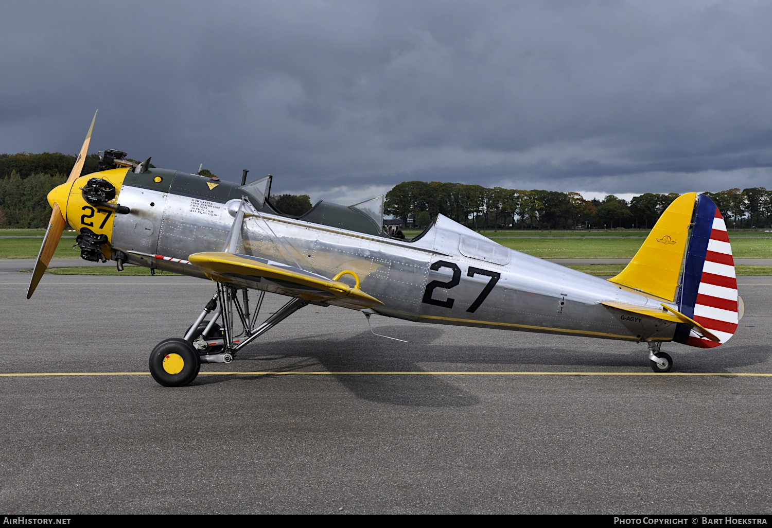 Aircraft Photo of G-AGYY | Ryan PT-22 Recruit (ST3KR) | USA - Air Force | AirHistory.net #290346