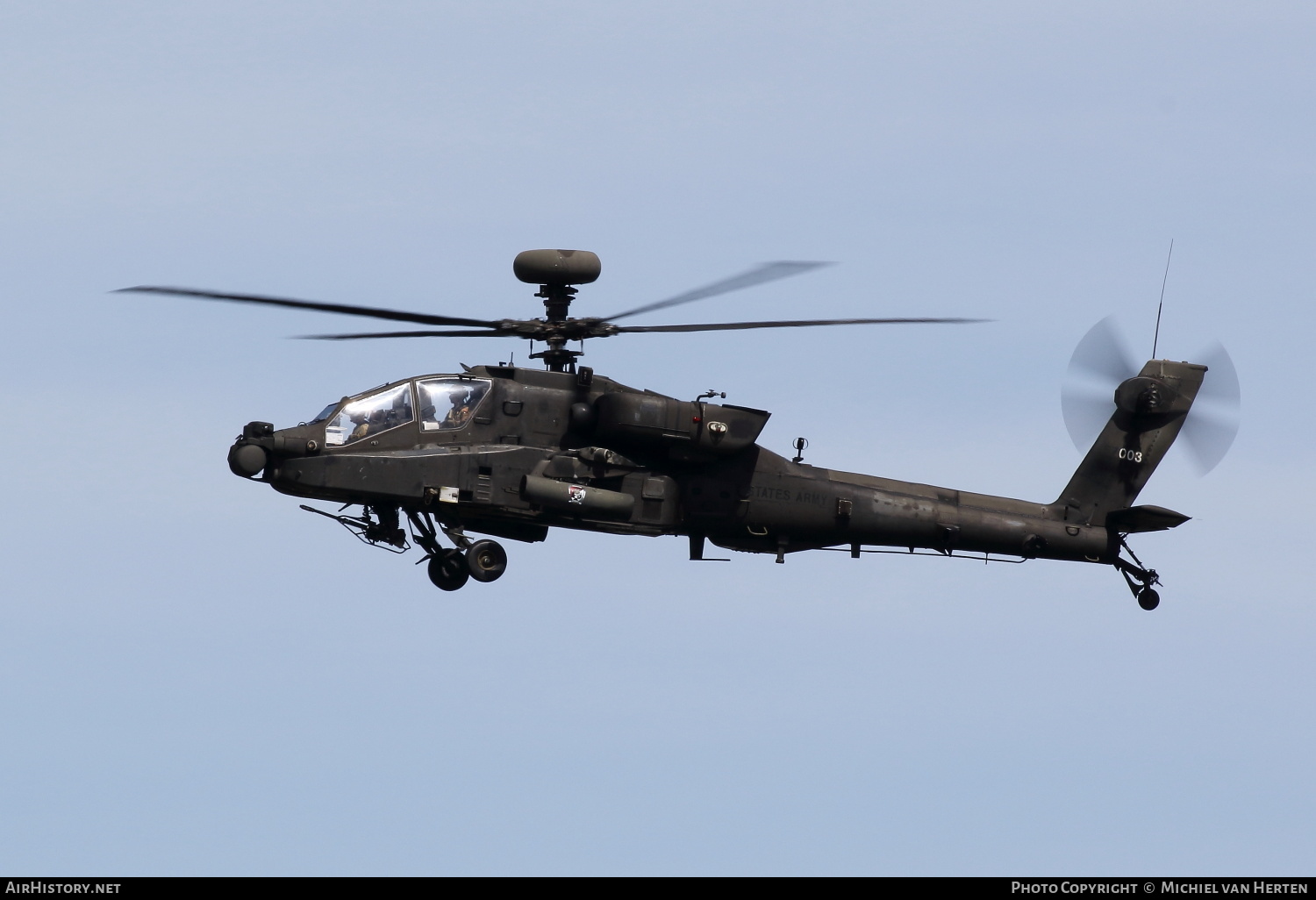 Aircraft Photo of 05-7003 / 57003 | Boeing AH-64D Apache Longbow | USA - Army | AirHistory.net #290355