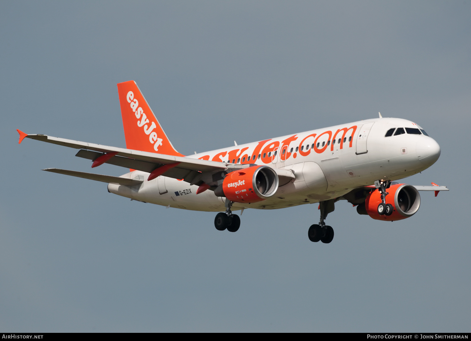 Aircraft Photo of G-EZIX | Airbus A319-111 | EasyJet | AirHistory.net #290358