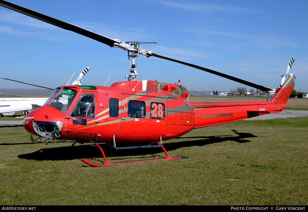 Aircraft Photo of C-FFJY | Bell 205A-1 | Guardian Helicopters | AirHistory.net #290360