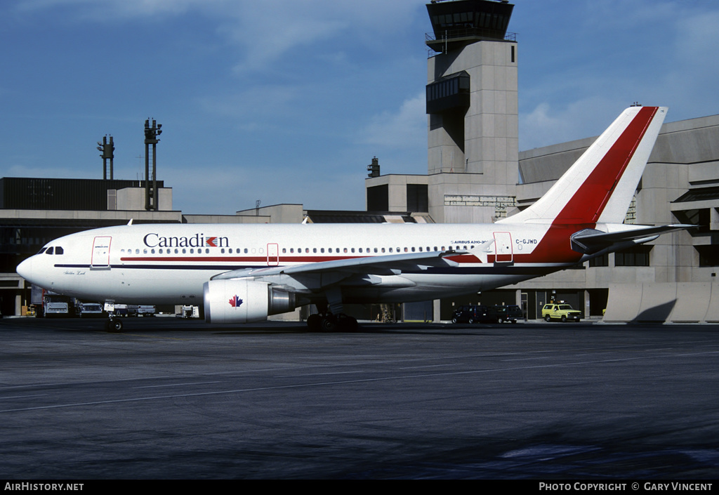 Aircraft Photo of C-GJWD | Airbus A310-304 | Canadian Airlines | AirHistory.net #290375