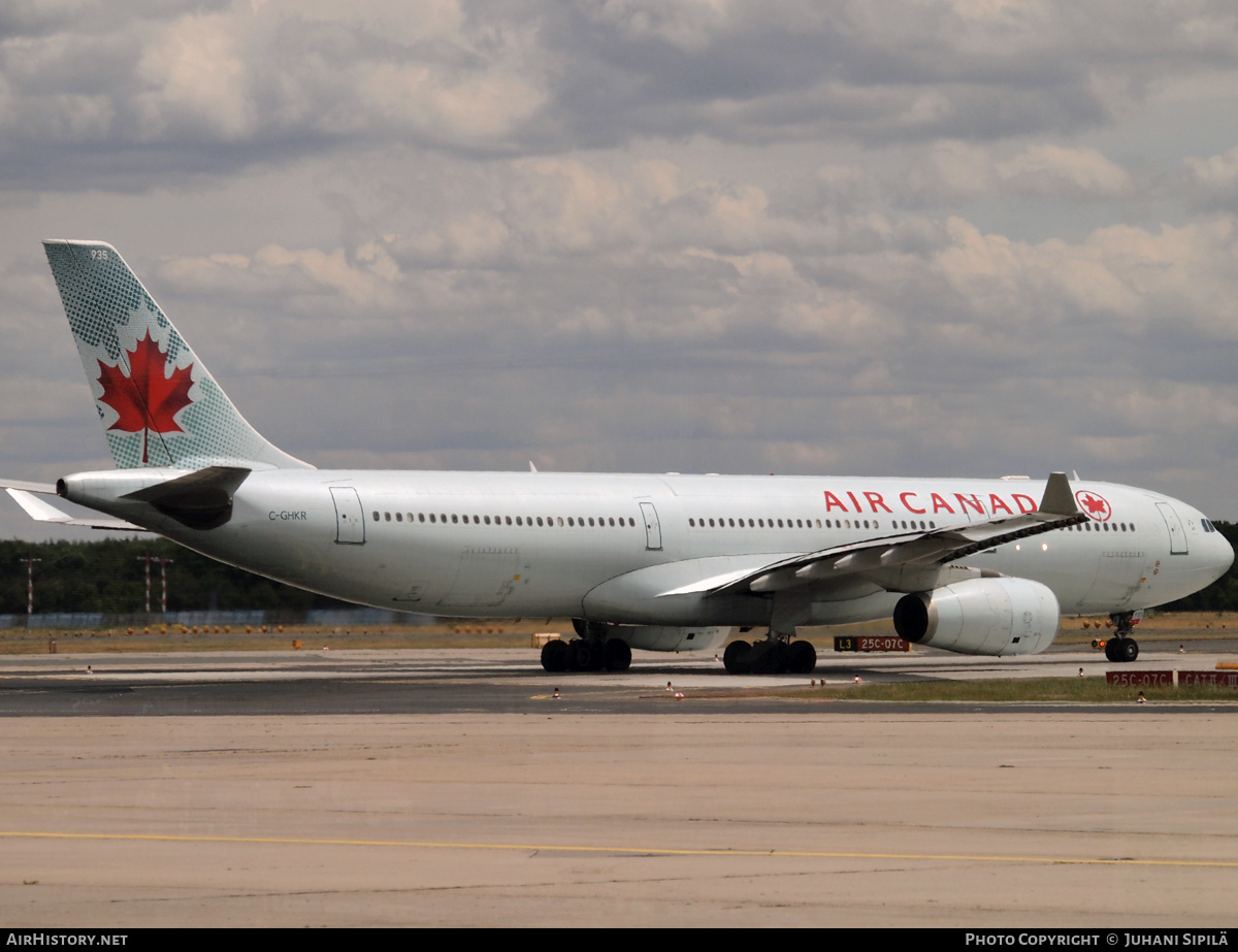 Aircraft Photo of C-GHKR | Airbus A330-343 | Air Canada | AirHistory.net #290452