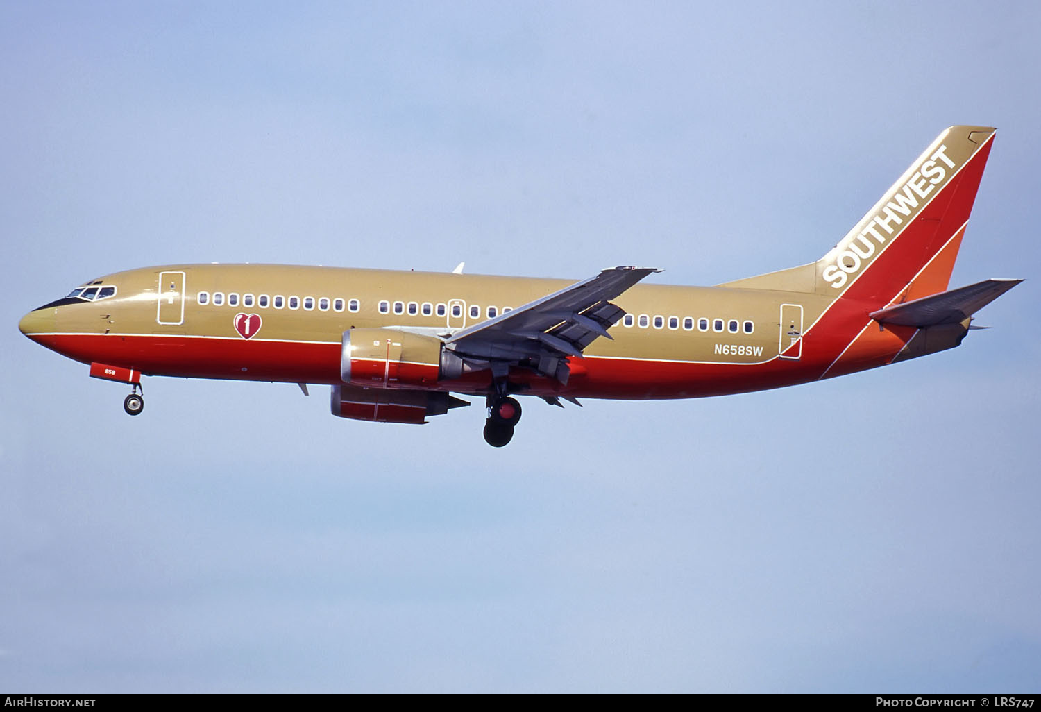 Aircraft Photo of N658SW | Boeing 737-3L9 | Southwest Airlines | AirHistory.net #290478