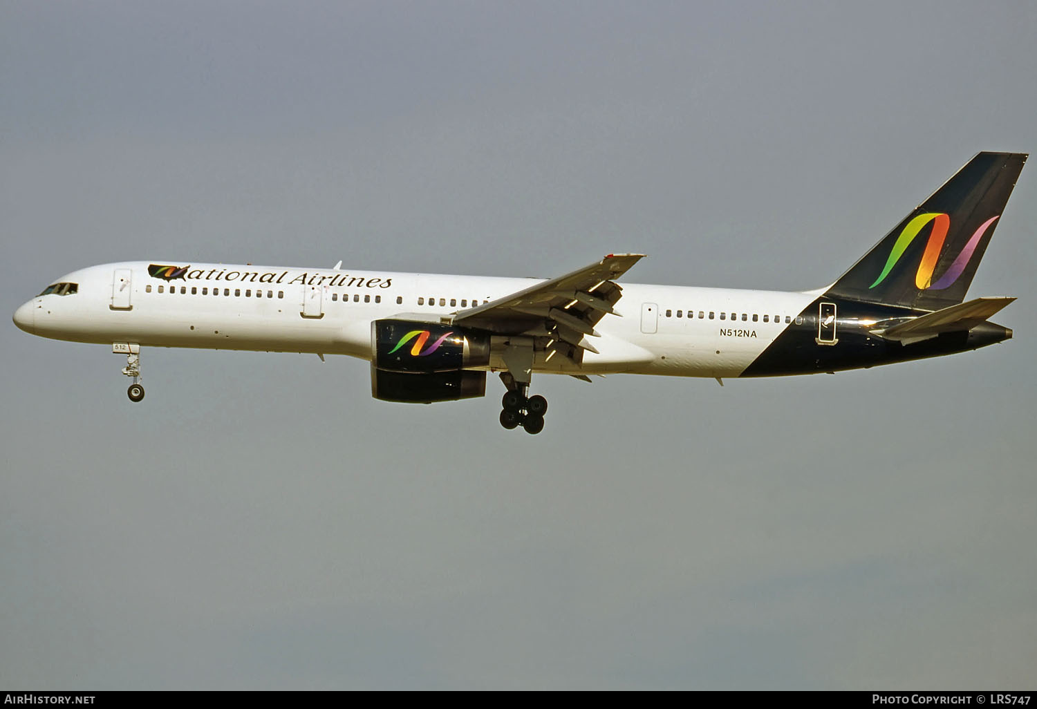 Aircraft Photo of N512NA | Boeing 757-204 | National Airlines | AirHistory.net #290487