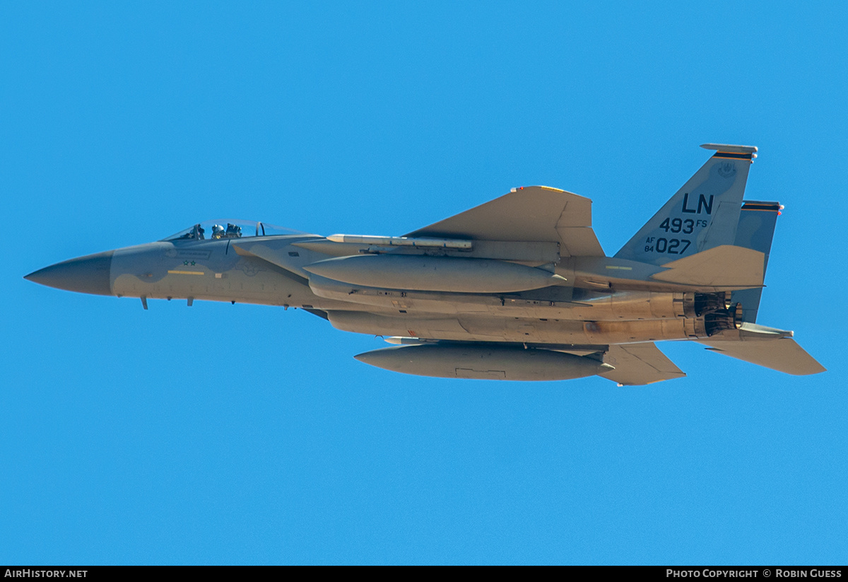 Aircraft Photo of 84-0027 / AF84-027 | McDonnell Douglas F-15C Eagle | USA - Air Force | AirHistory.net #290490
